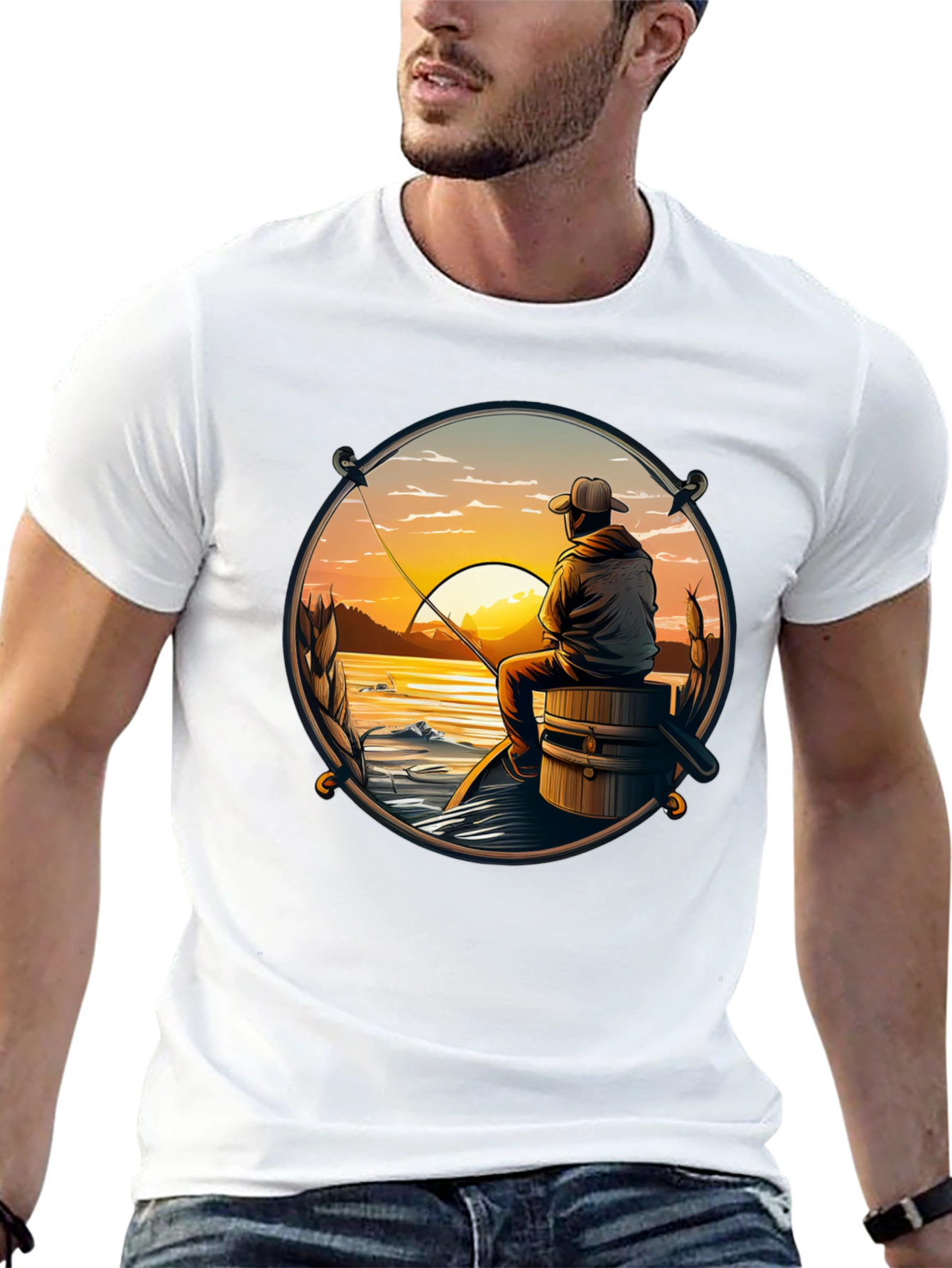 Fishing Sunset T-Shirt