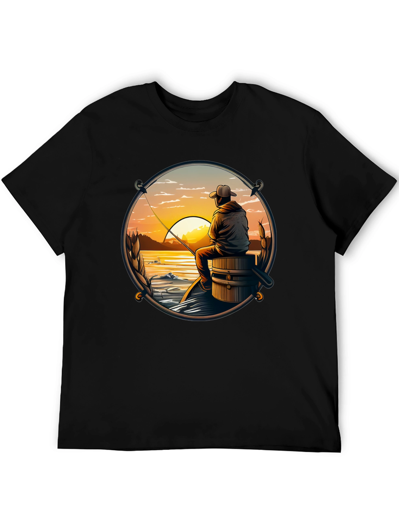 Fishing Sunset T-Shirt
