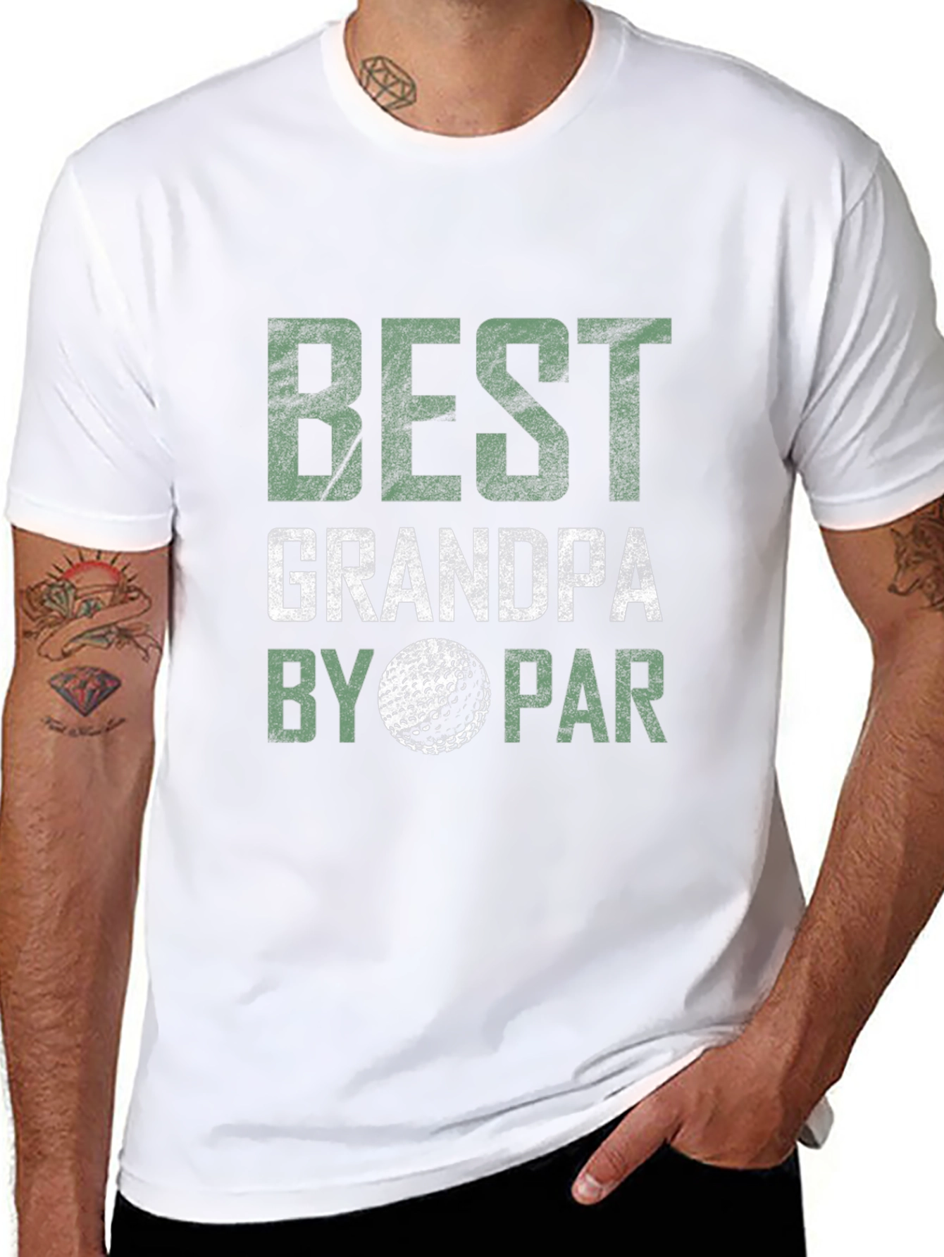Best Grandpa By Par Golf T-Shirt