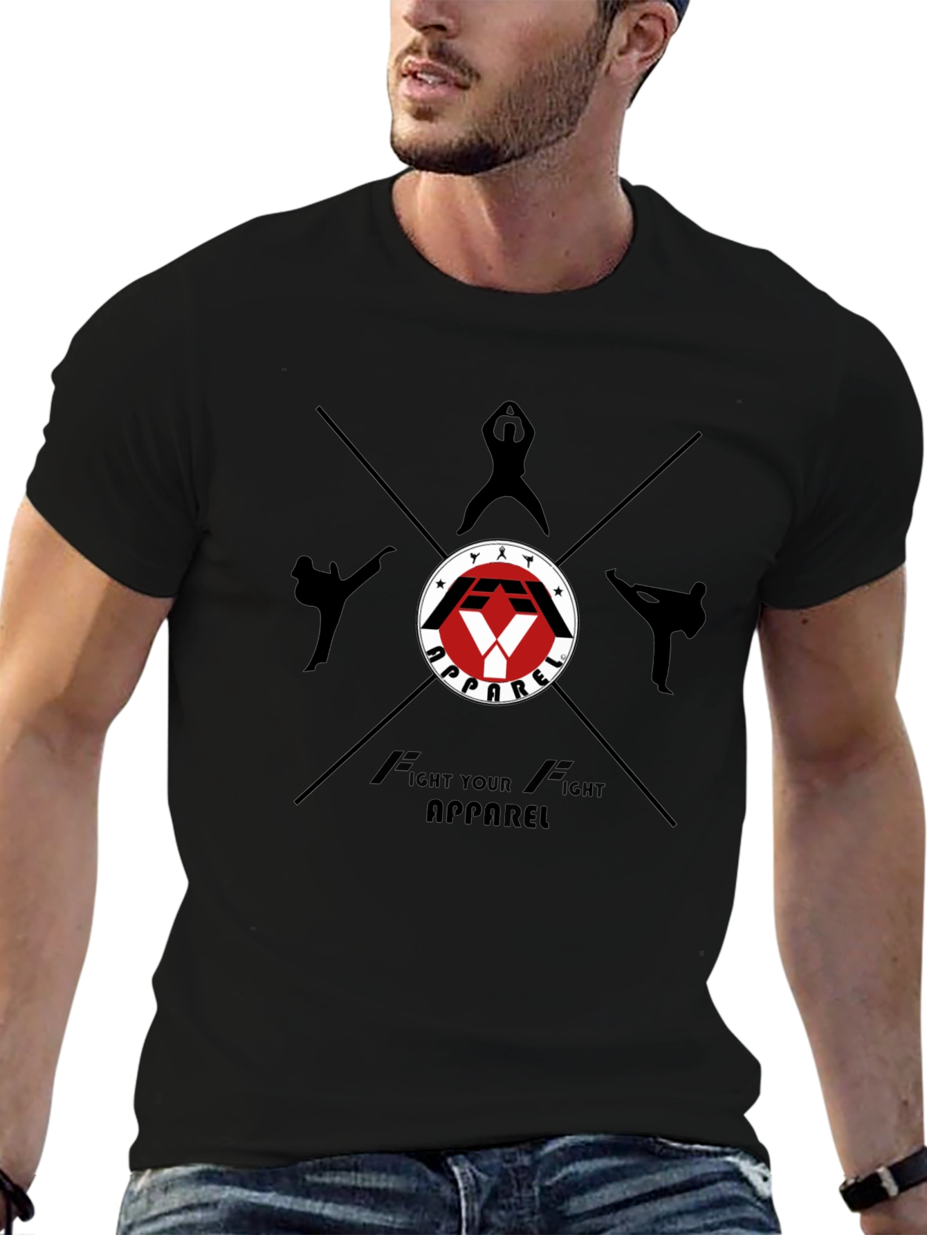 Fight Your Fight Apparel Black T-Shirt