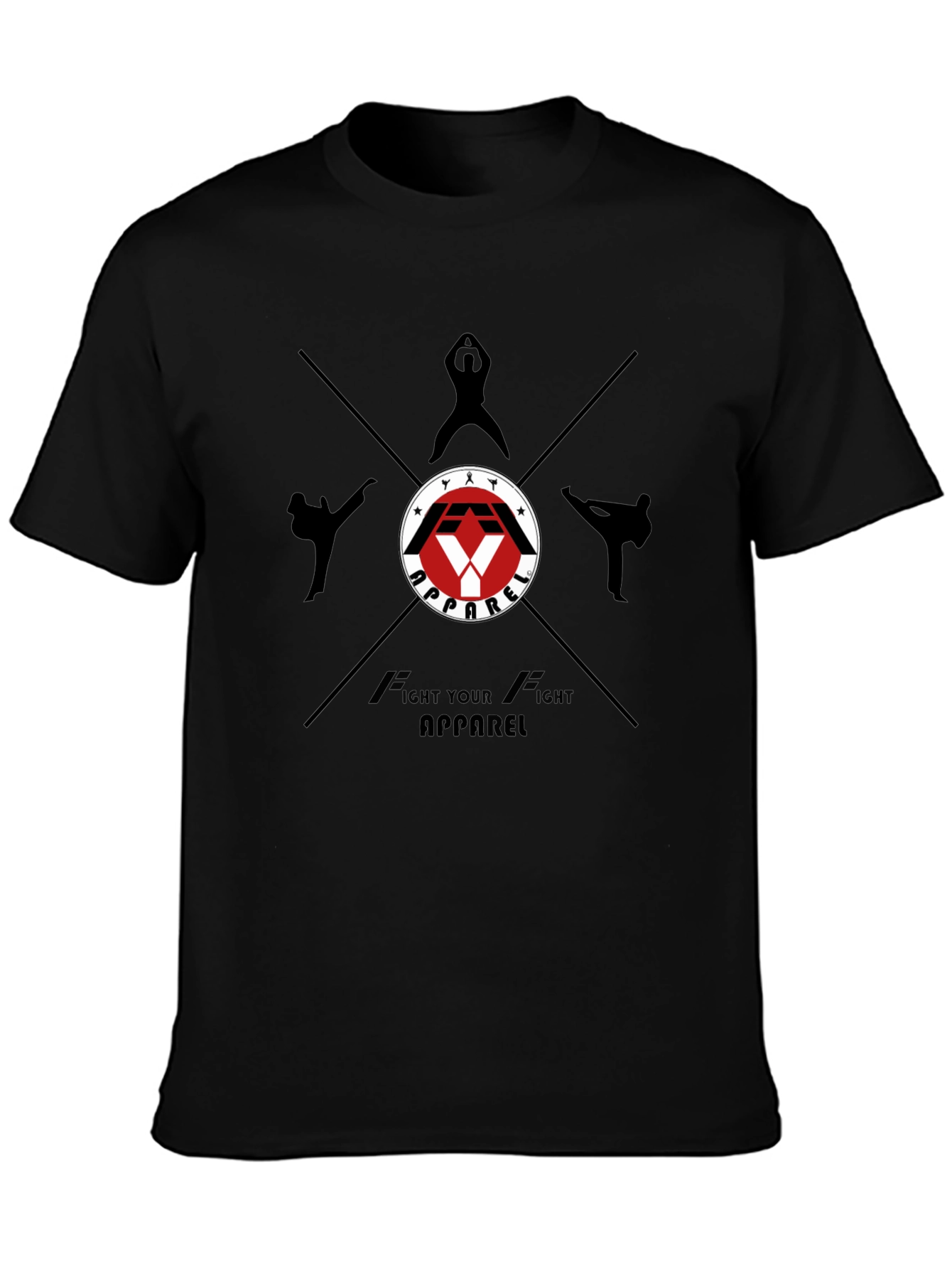 Fight Your Fight Apparel Black T-Shirt