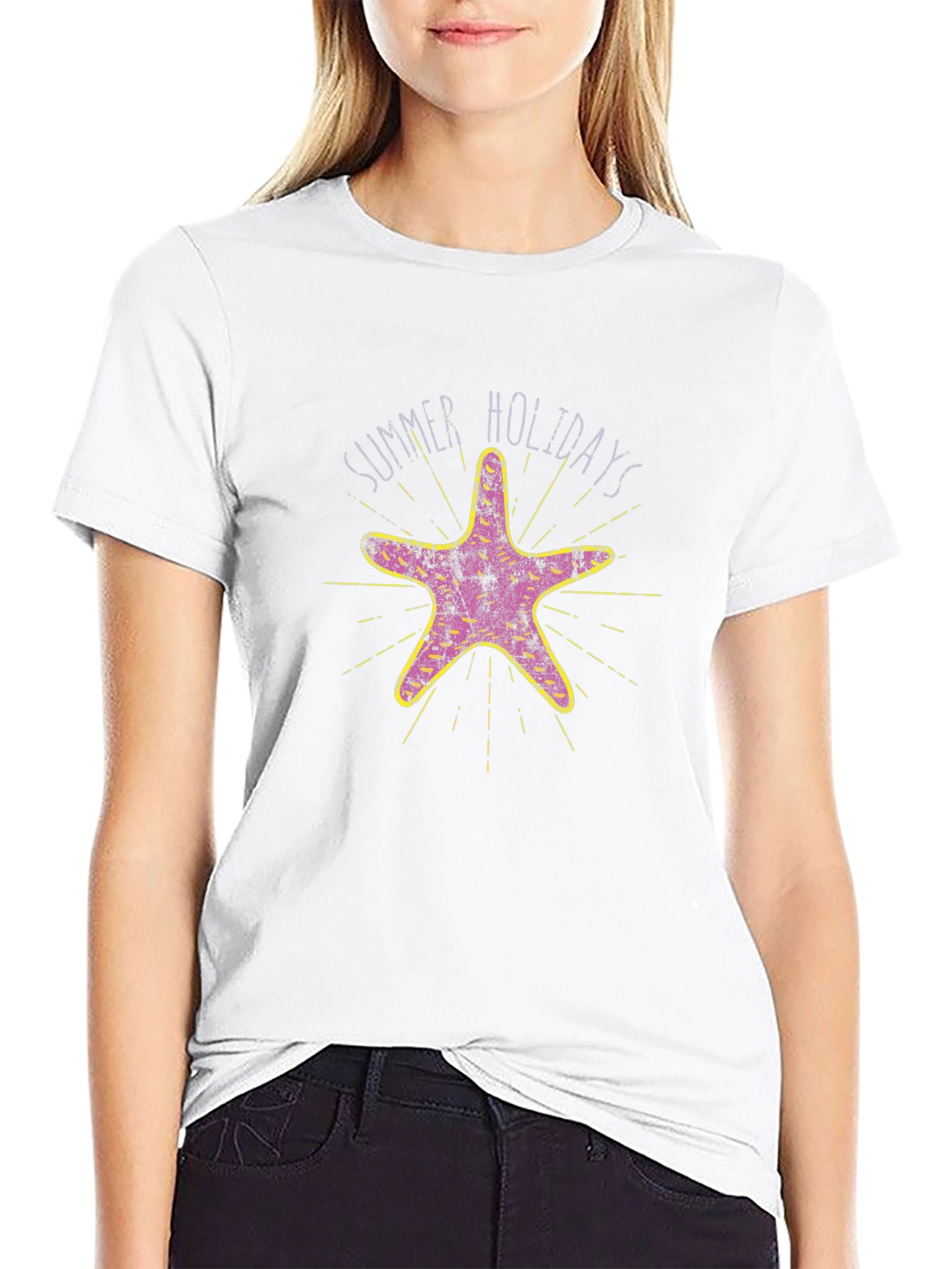 Summer Holidays Starfish Graphic Tee