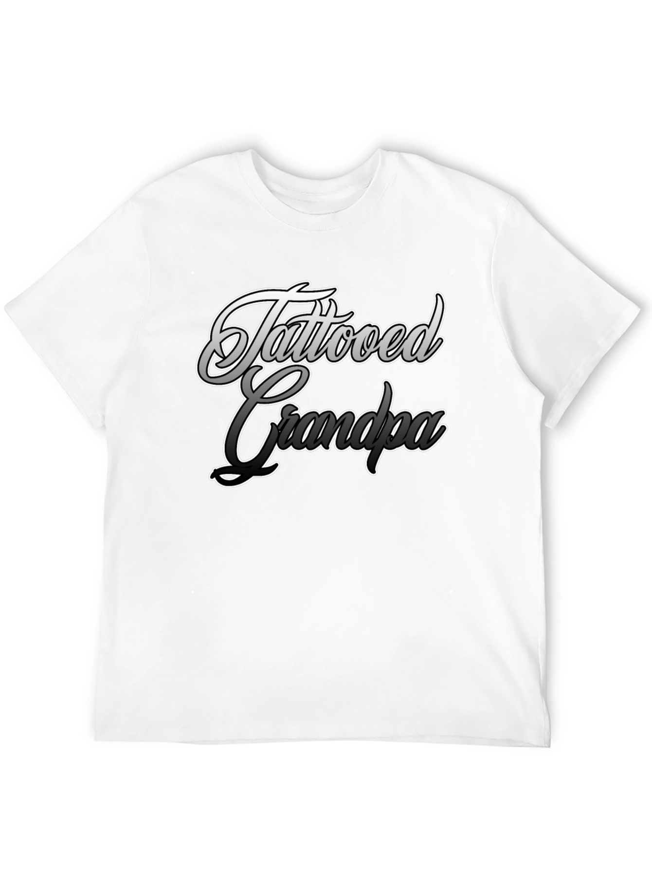 Tattooed Grandpa Graphic Tee - Cool Grandparent Style