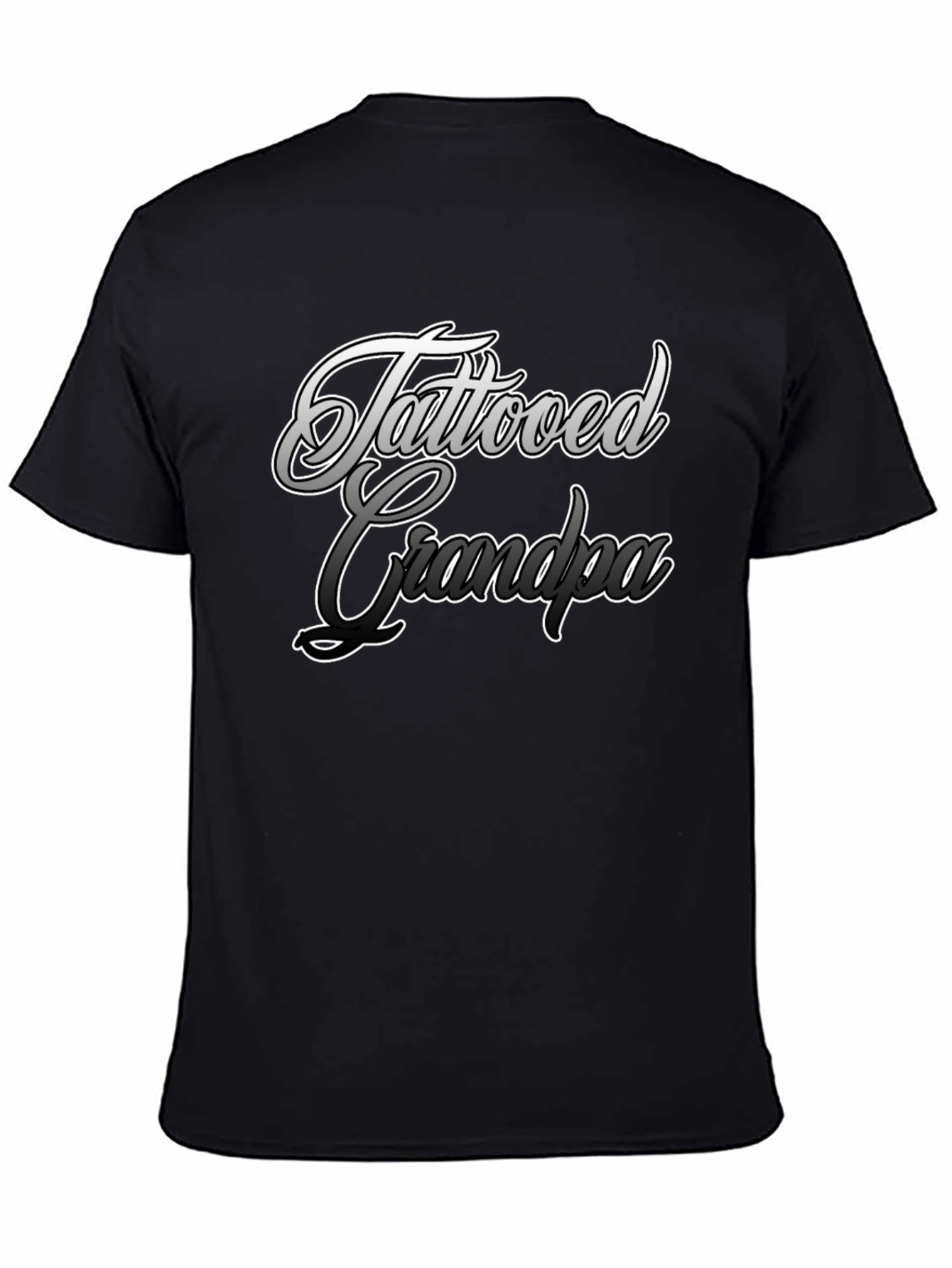 Tattooed Grandpa Graphic Tee - Cool Grandparent Style