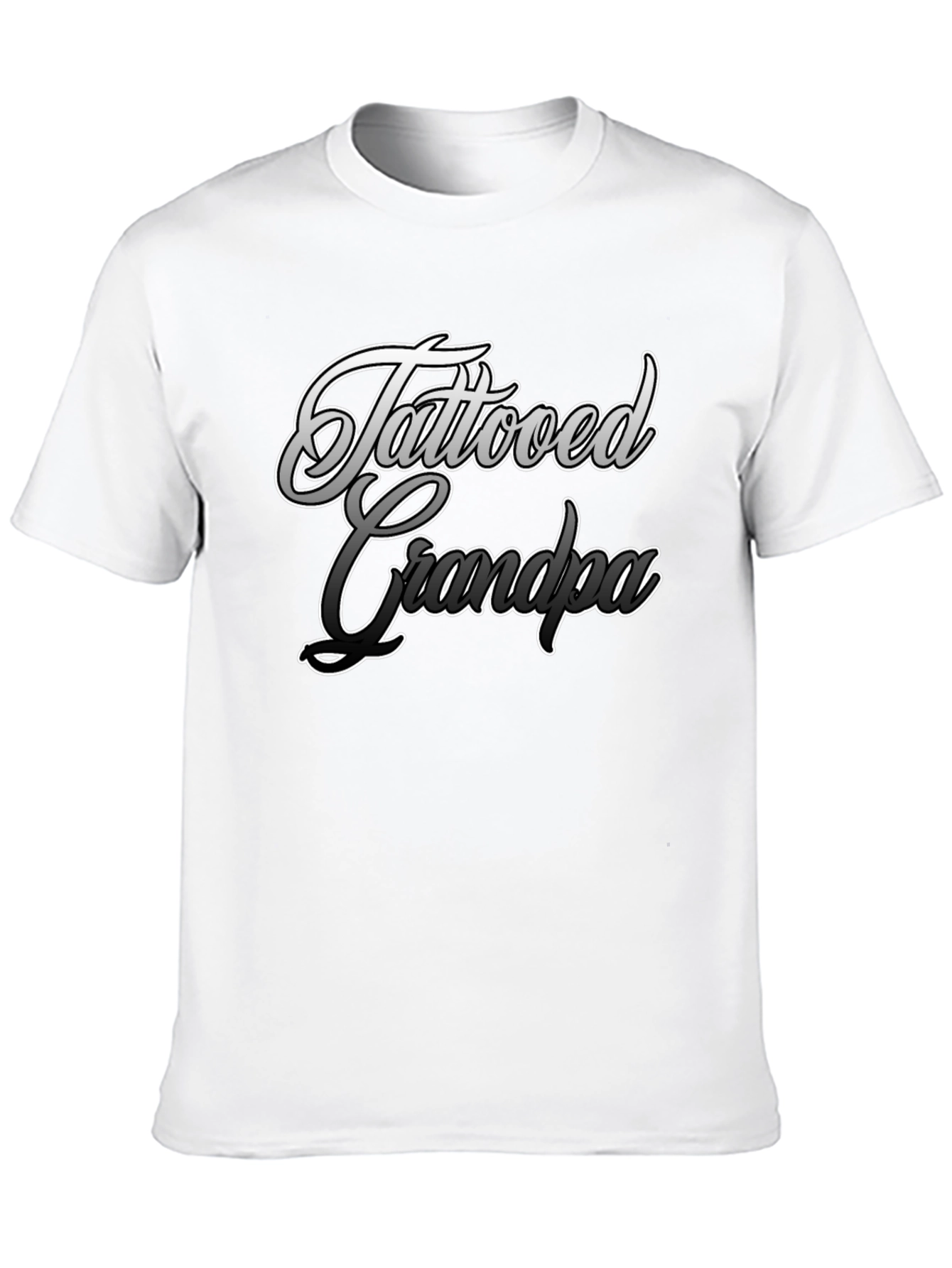 Tattooed Grandpa Graphic Tee - Cool Grandparent Style
