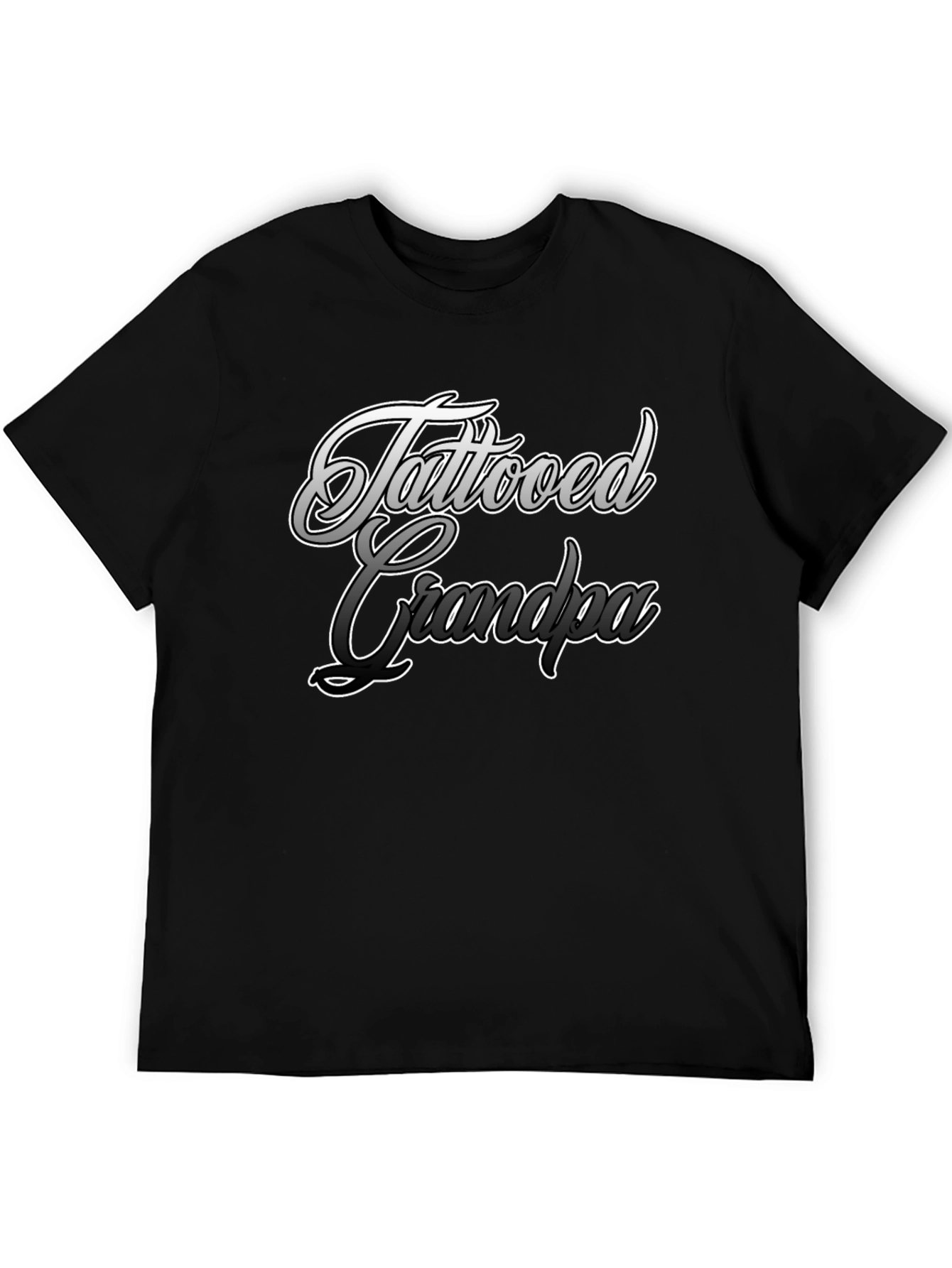 Tattooed Grandpa Graphic Tee - Cool Grandparent Style