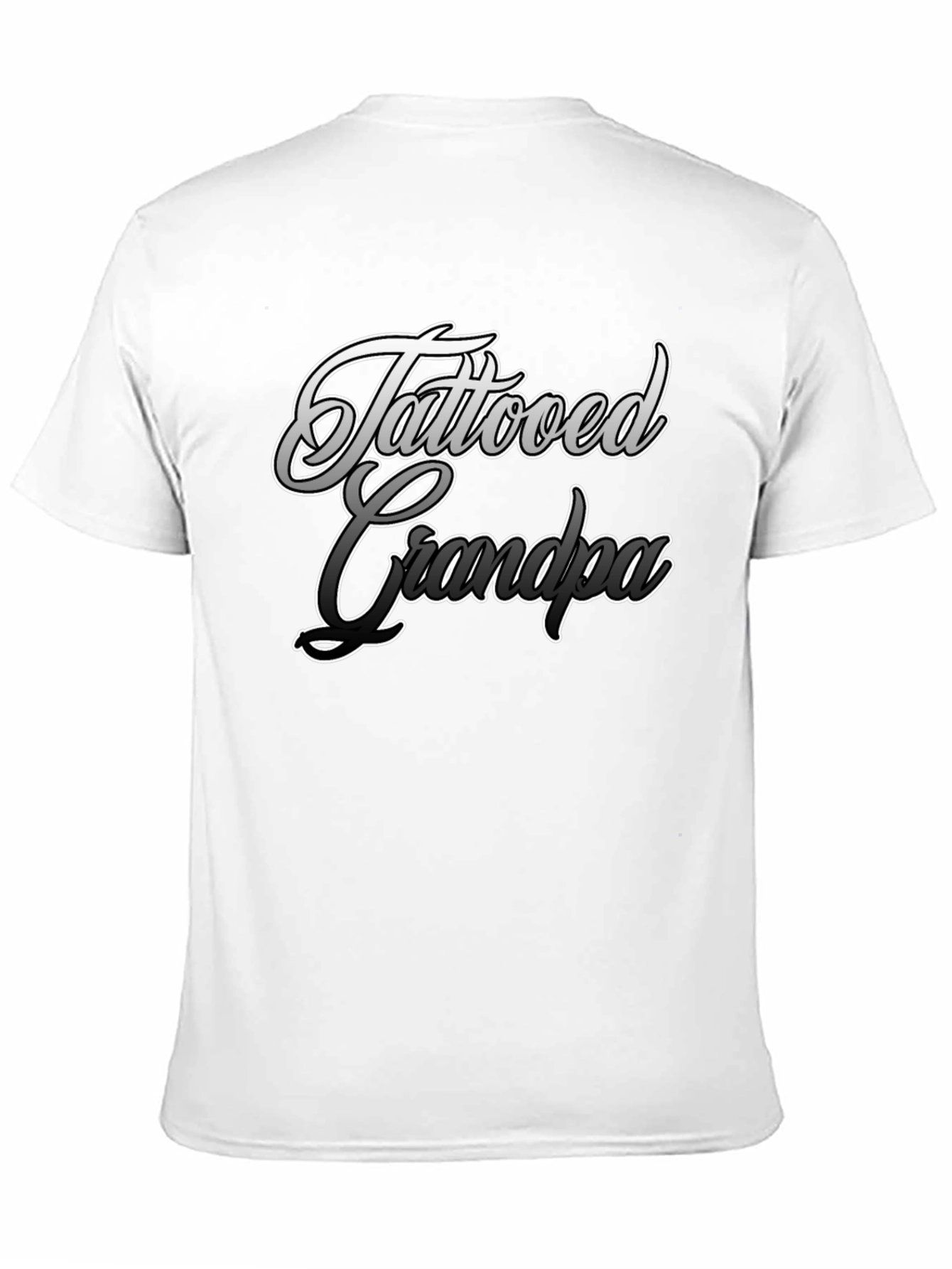 Tattooed Grandpa Graphic Tee - Cool Grandparent Style