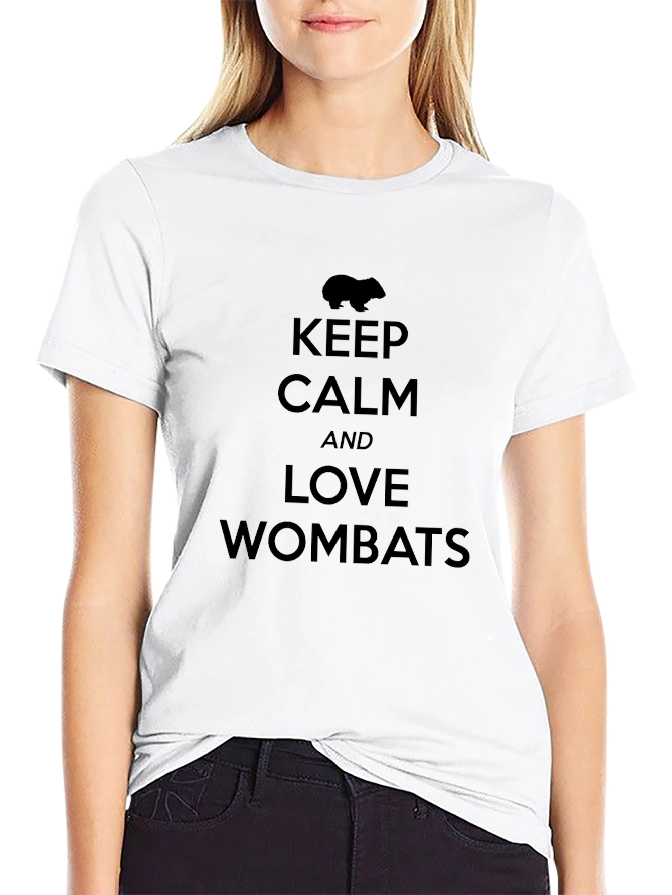Keep Calm and Love Wombats Graphic T-Shirt