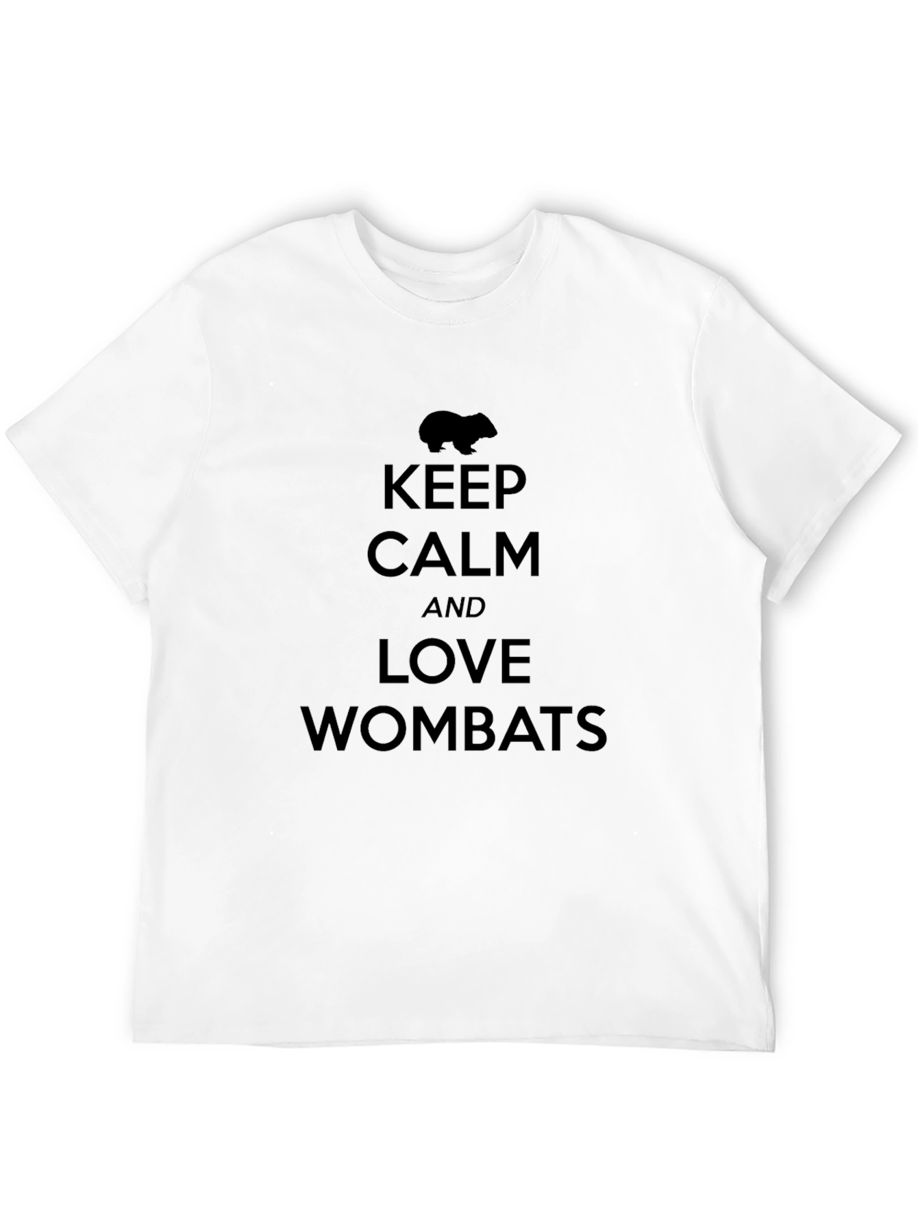 Keep Calm and Love Wombats Graphic T-Shirt