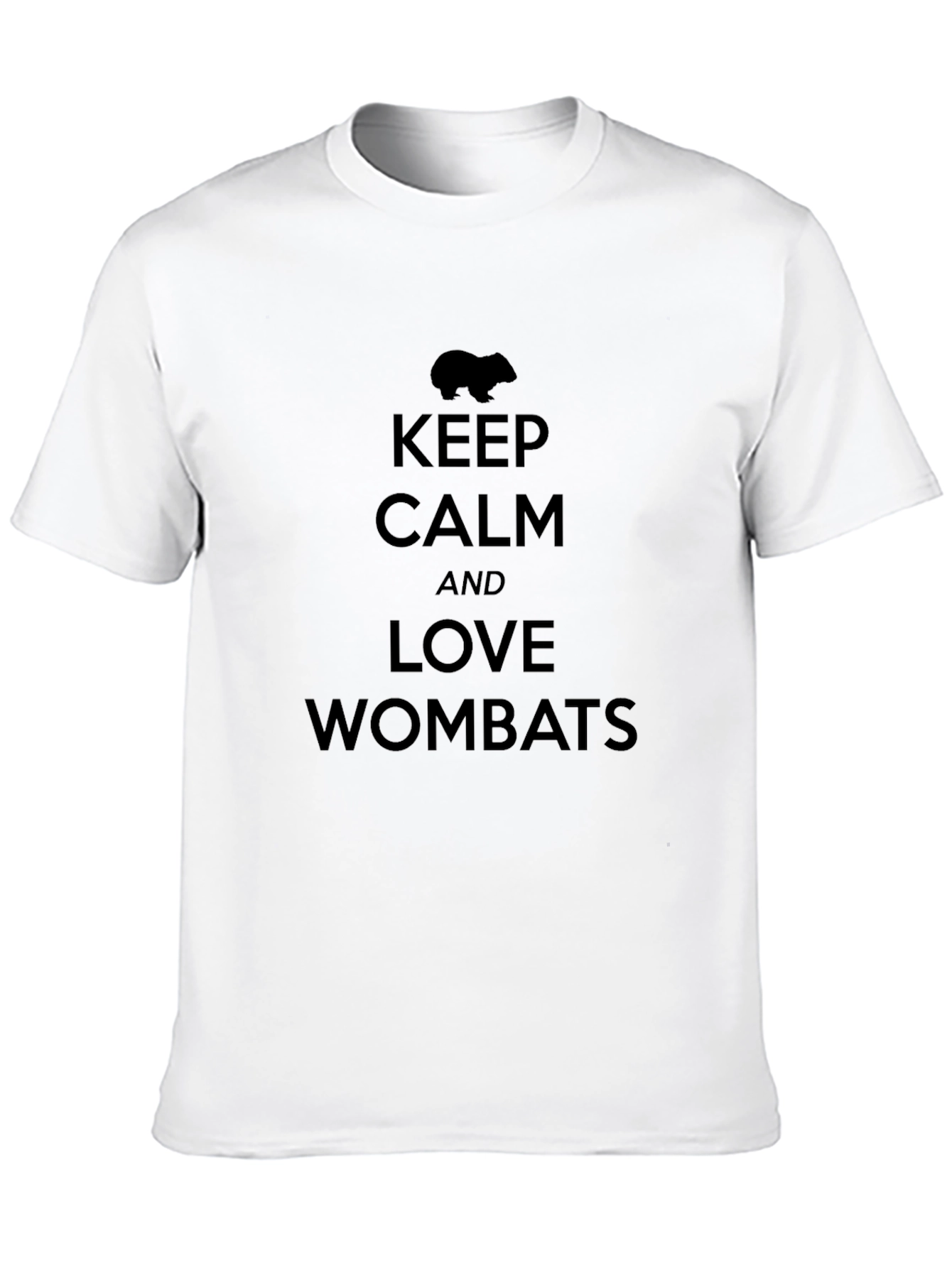 Keep Calm and Love Wombats Graphic T-Shirt