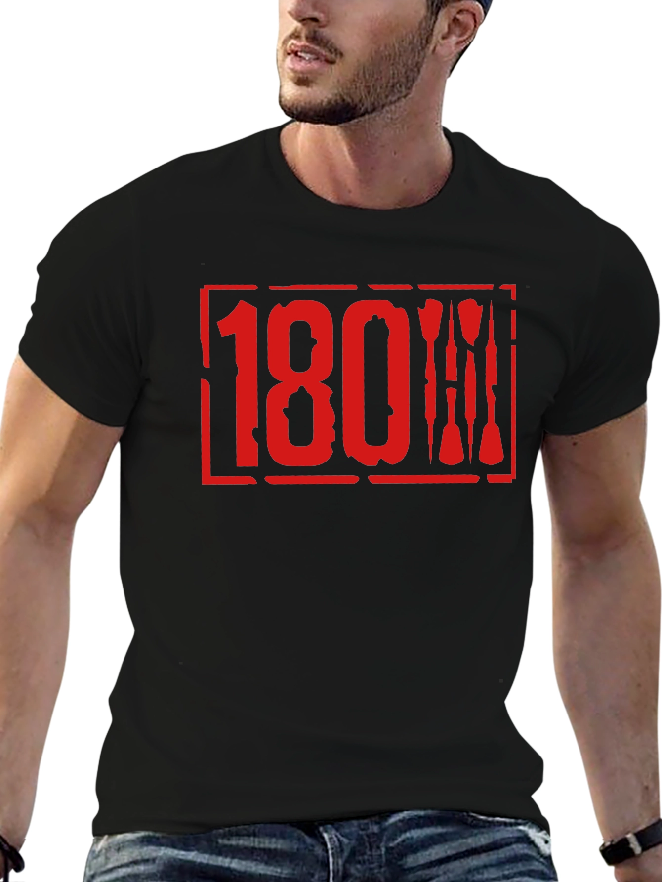Dart T-Shirt 180 Design - Black