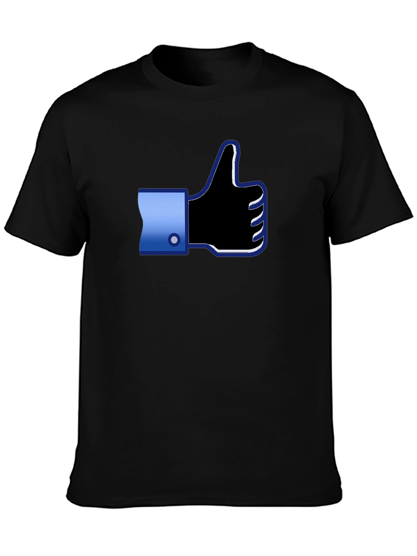 Thumbs Up Graphic Black T-Shirt