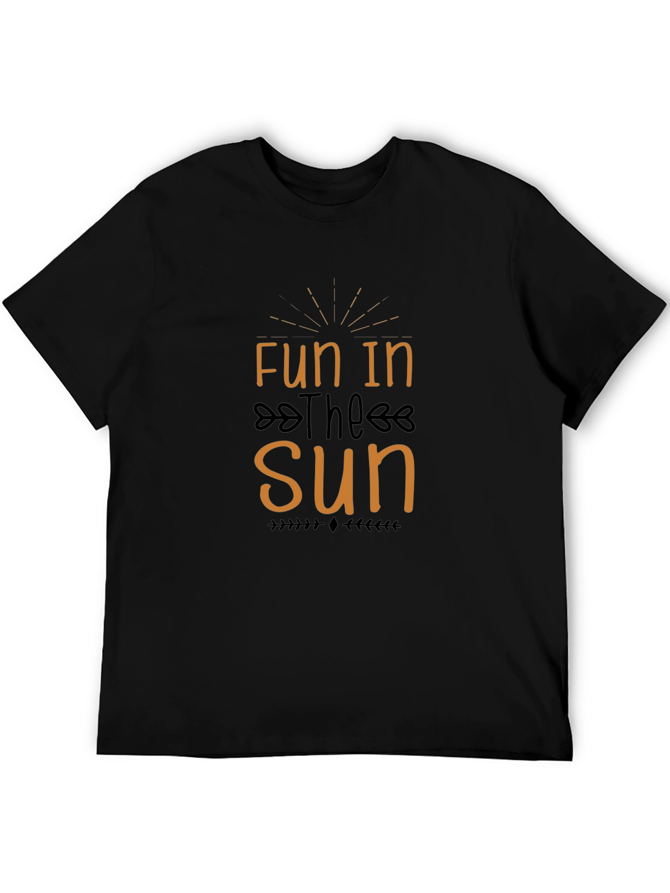 Fun in the Sun Graphic Tee - Black T-Shirt