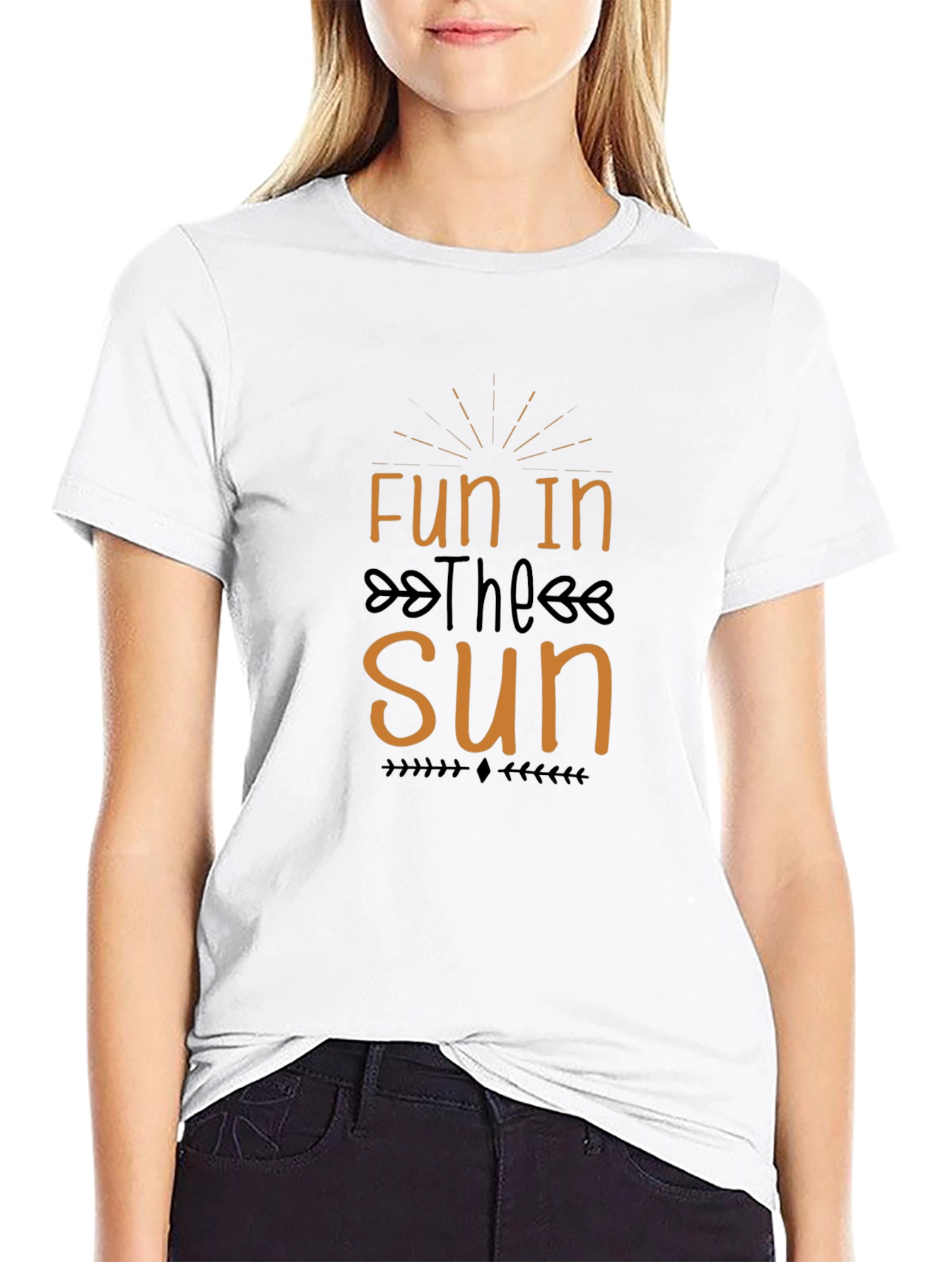 Fun in the Sun Graphic Tee - Black T-Shirt