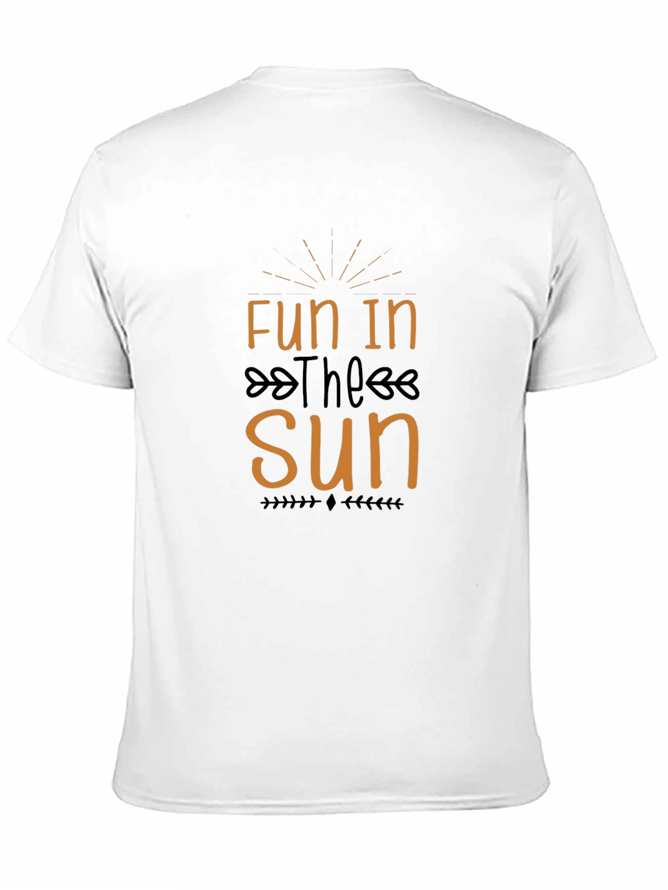 Fun in the Sun Graphic Tee - Black T-Shirt