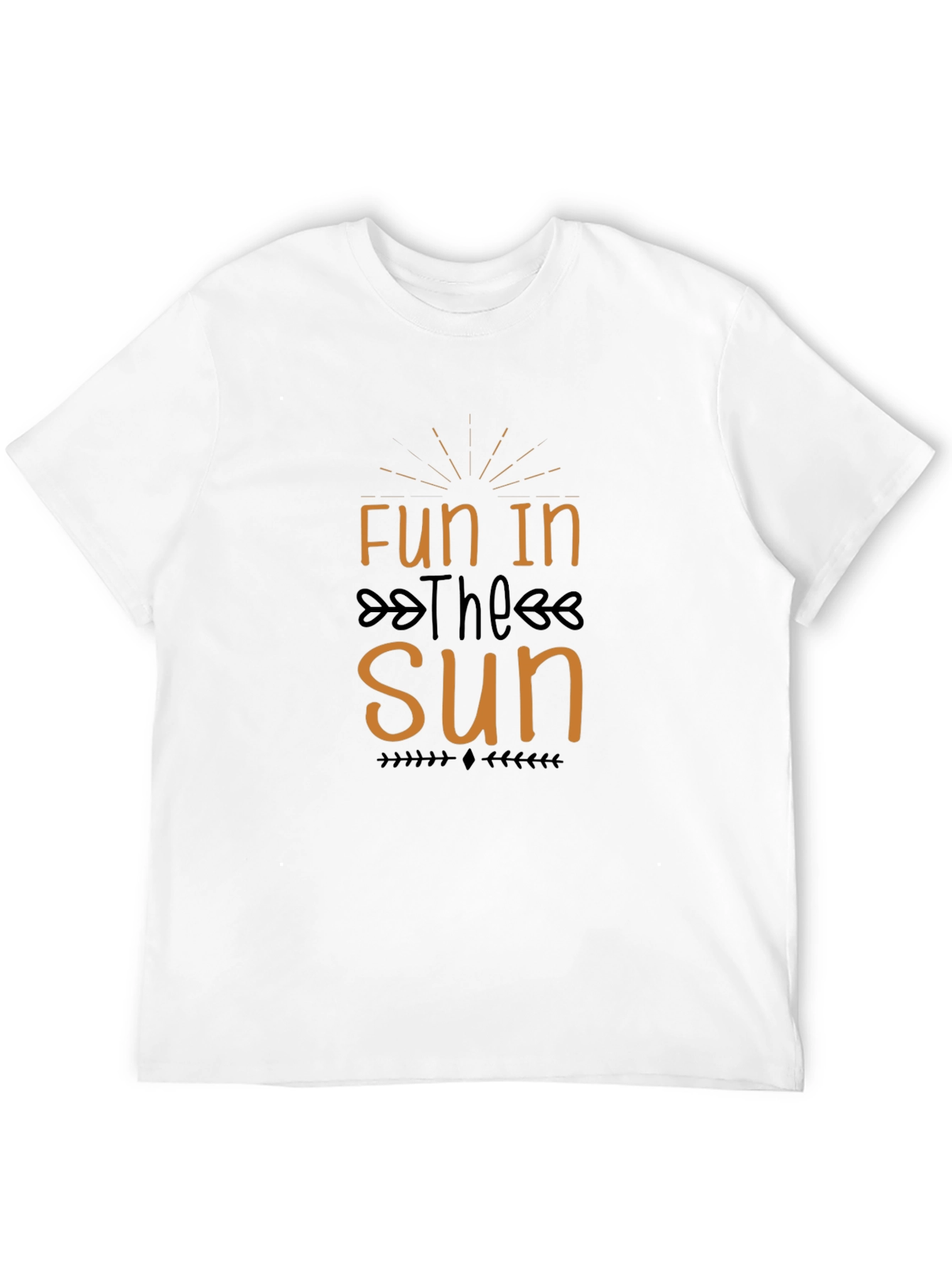 Fun in the Sun Graphic Tee - Black T-Shirt