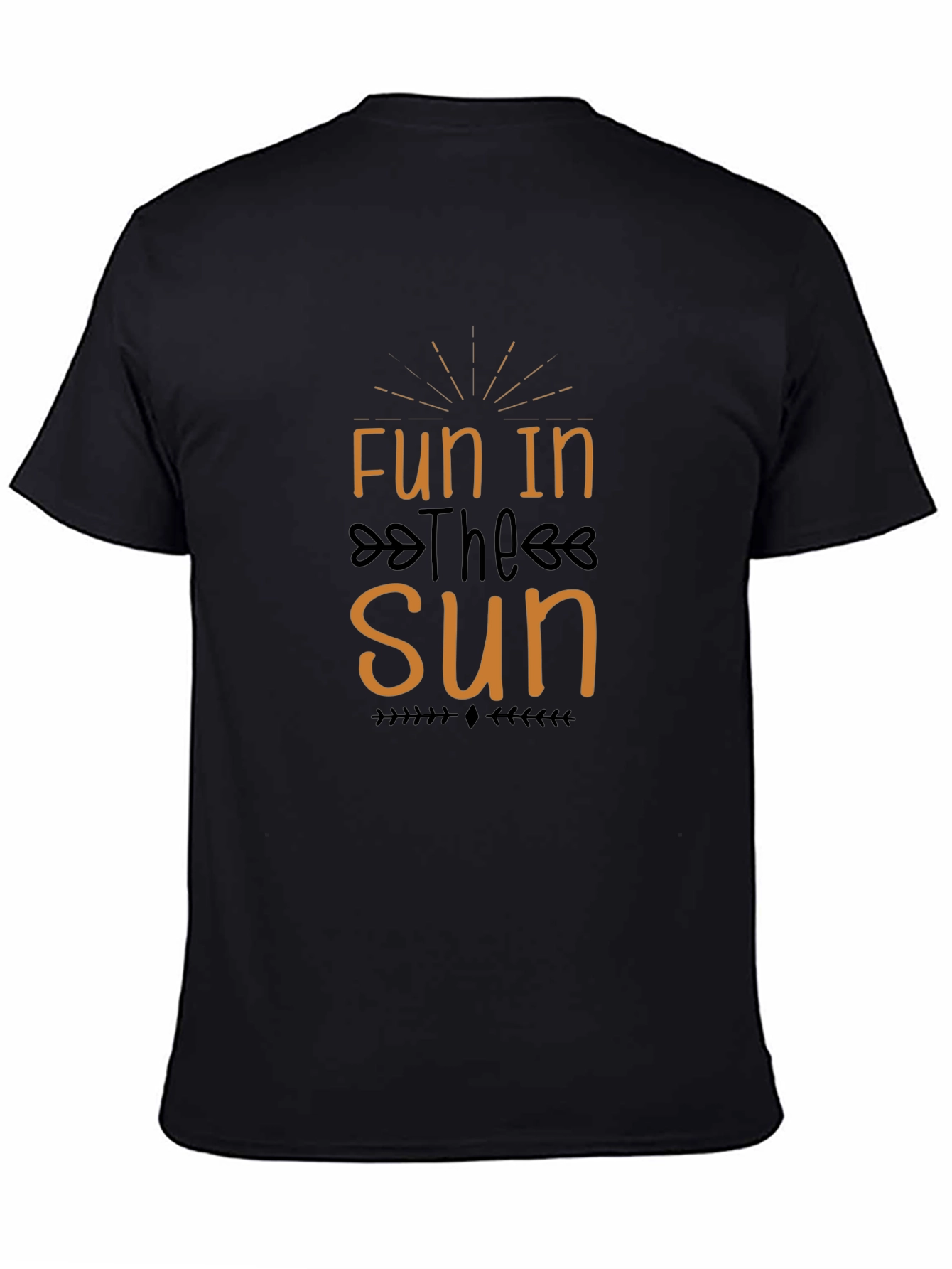 Fun in the Sun Graphic Tee - Black T-Shirt