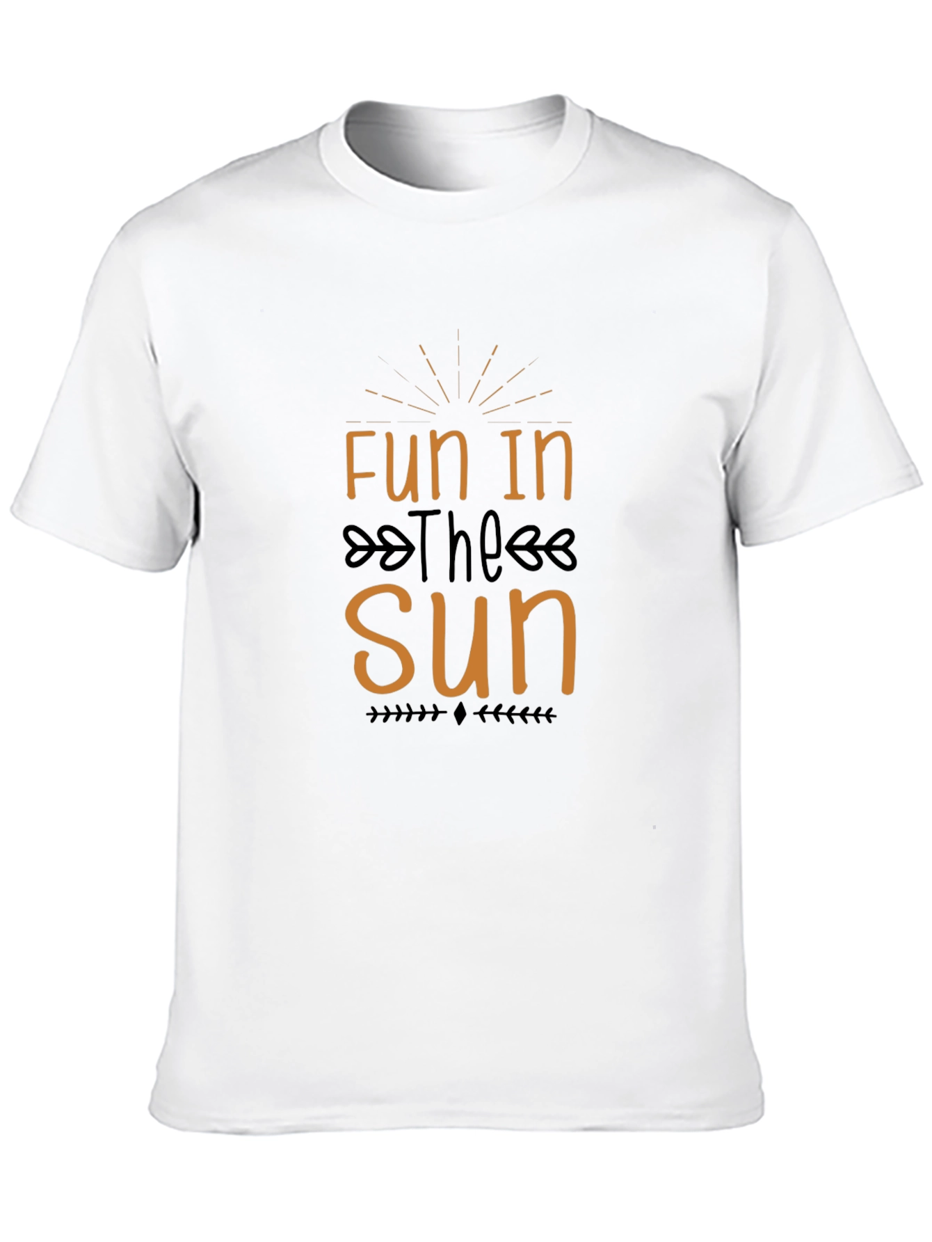Fun in the Sun Graphic Tee - Black T-Shirt