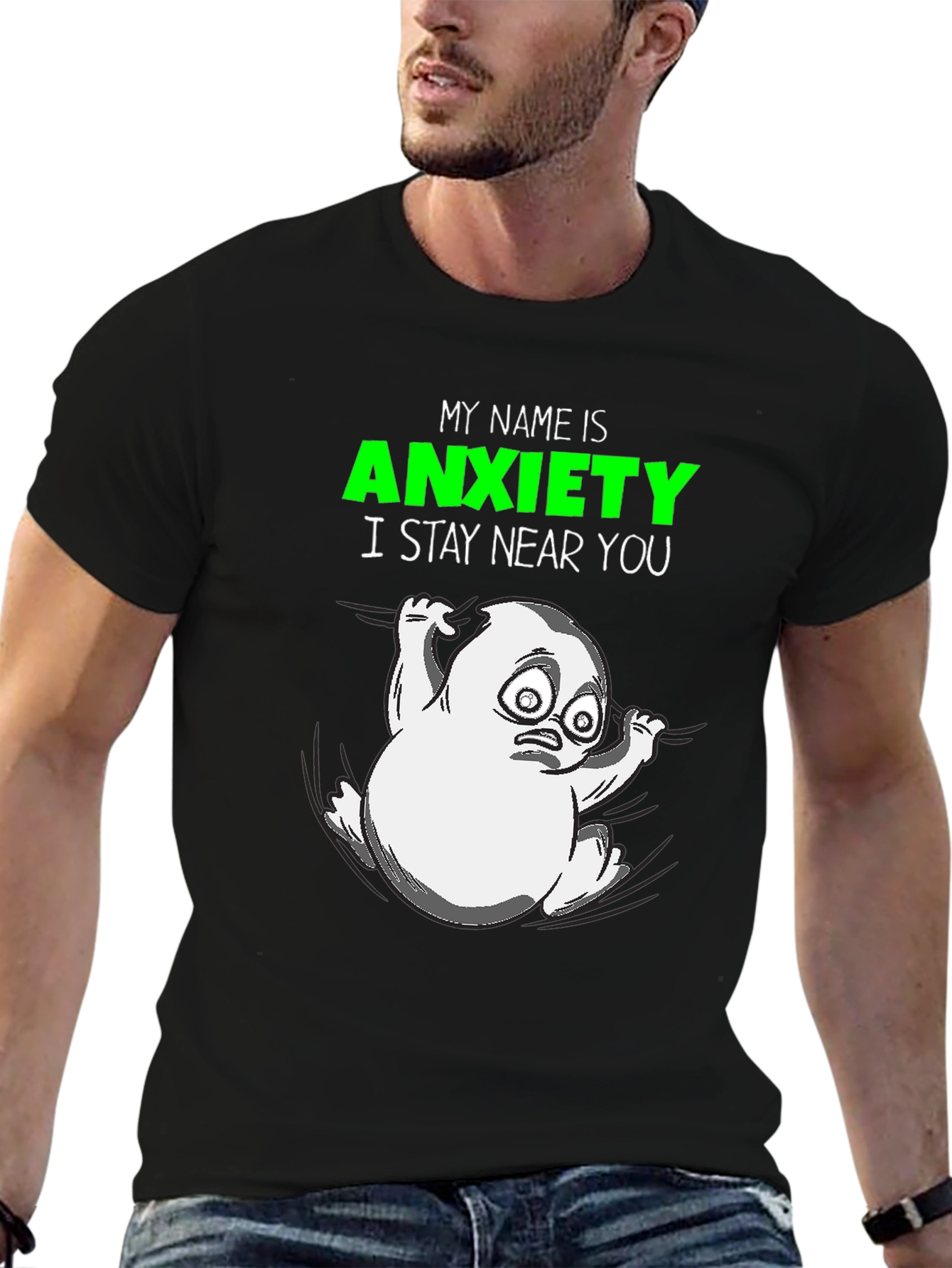 Anxiety T-Shirt - Funny Graphic Tee