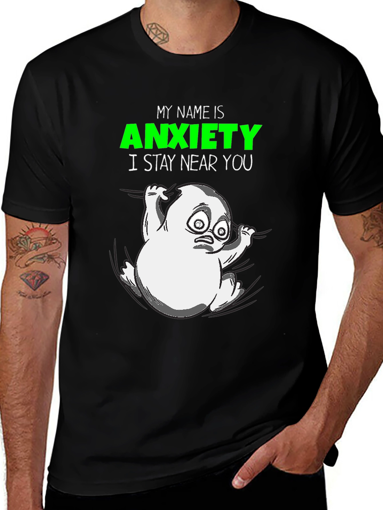 Anxiety T-Shirt - Funny Graphic Tee