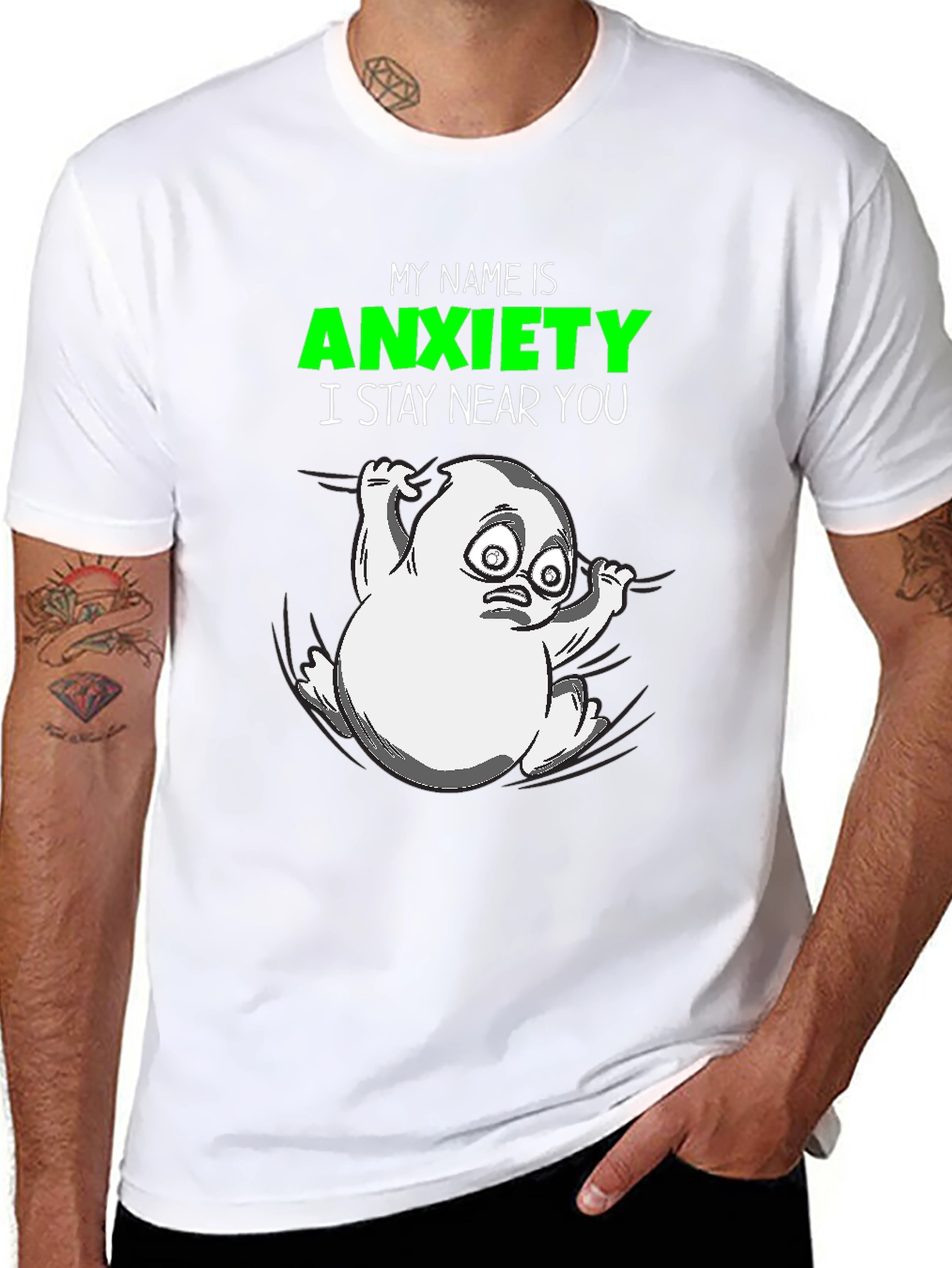Anxiety T-Shirt - Funny Graphic Tee