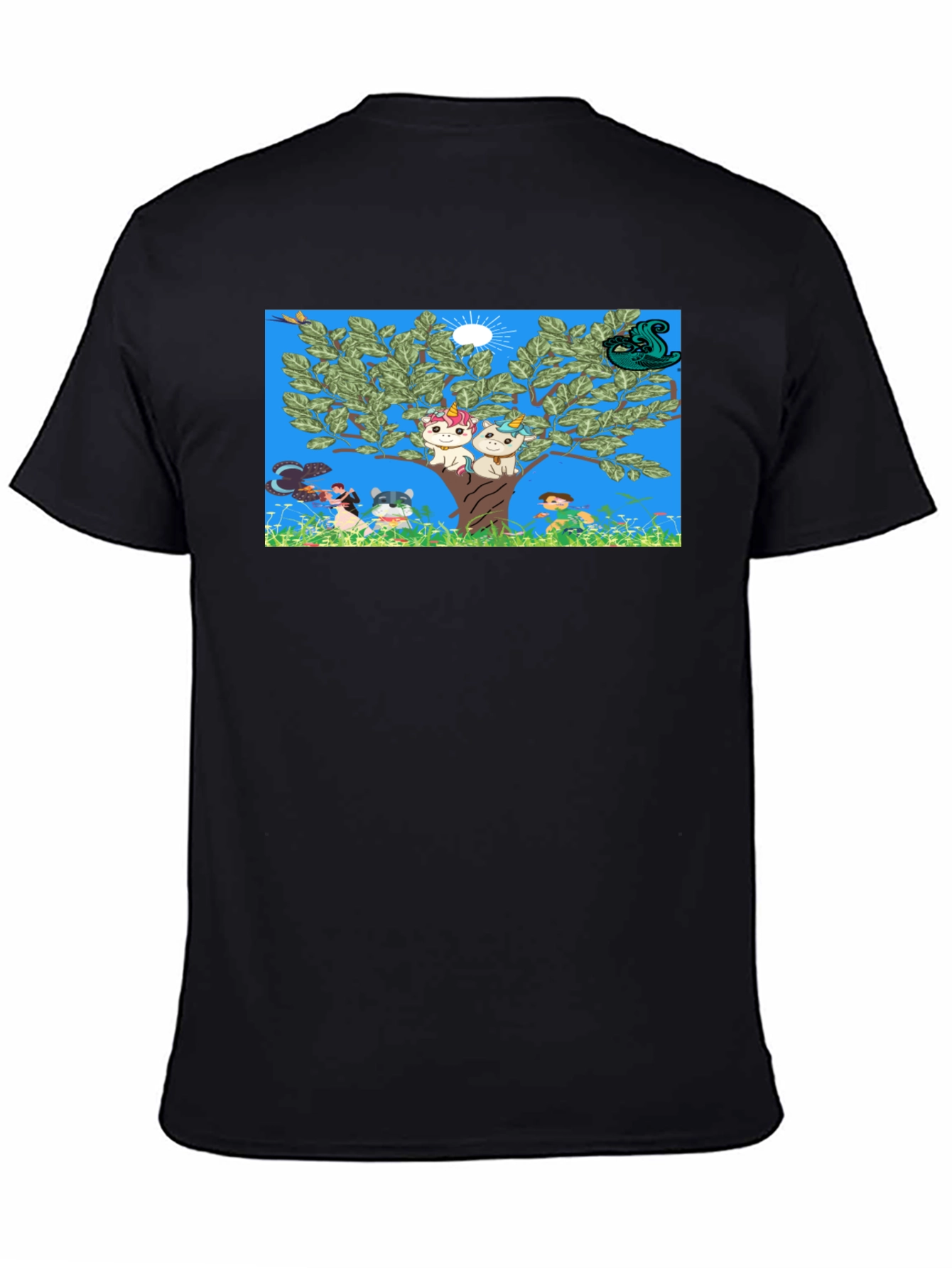 Whimsical Cartoon Tree Unisex Tee