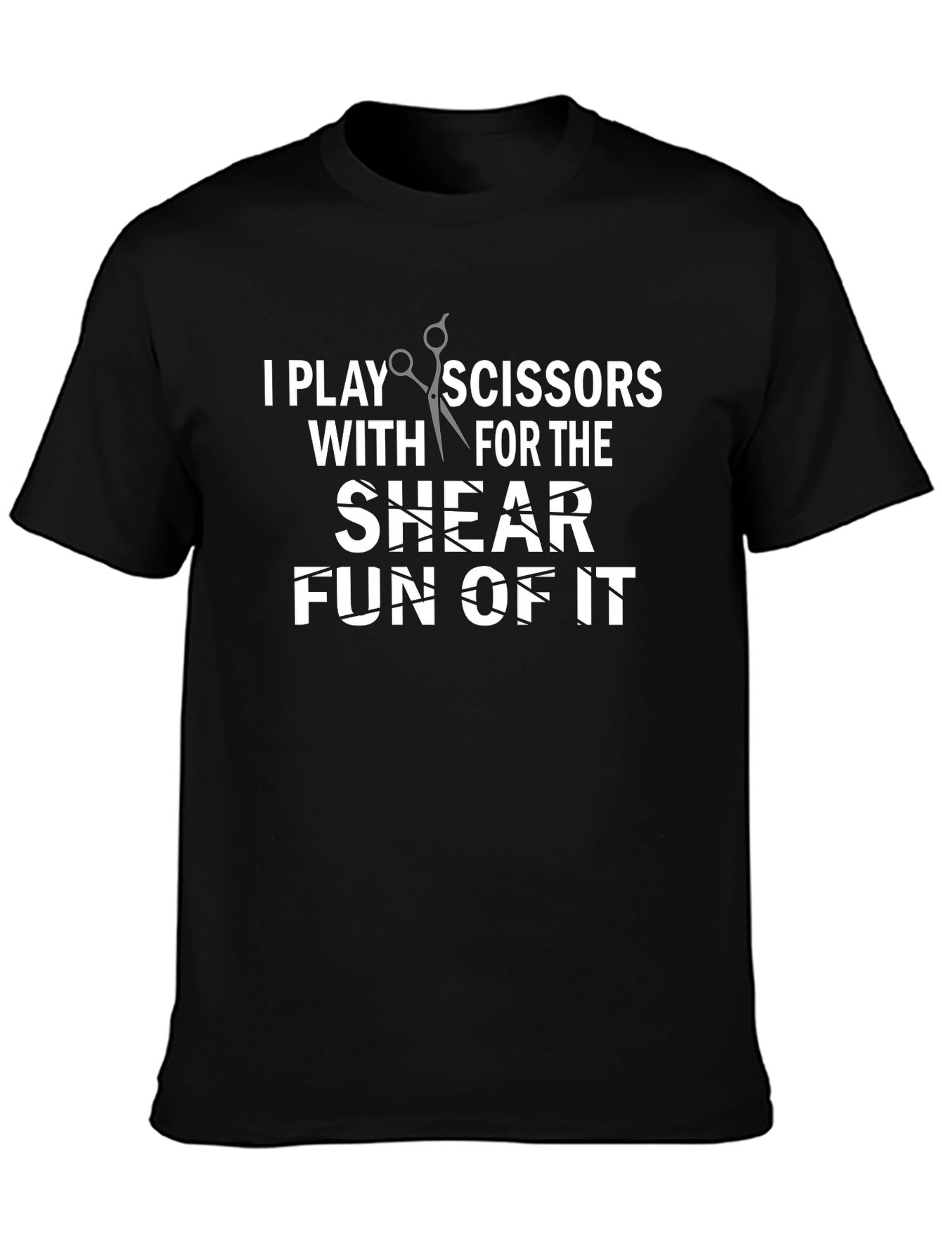Shear Fun T-Shirt - Barber Humor Tee