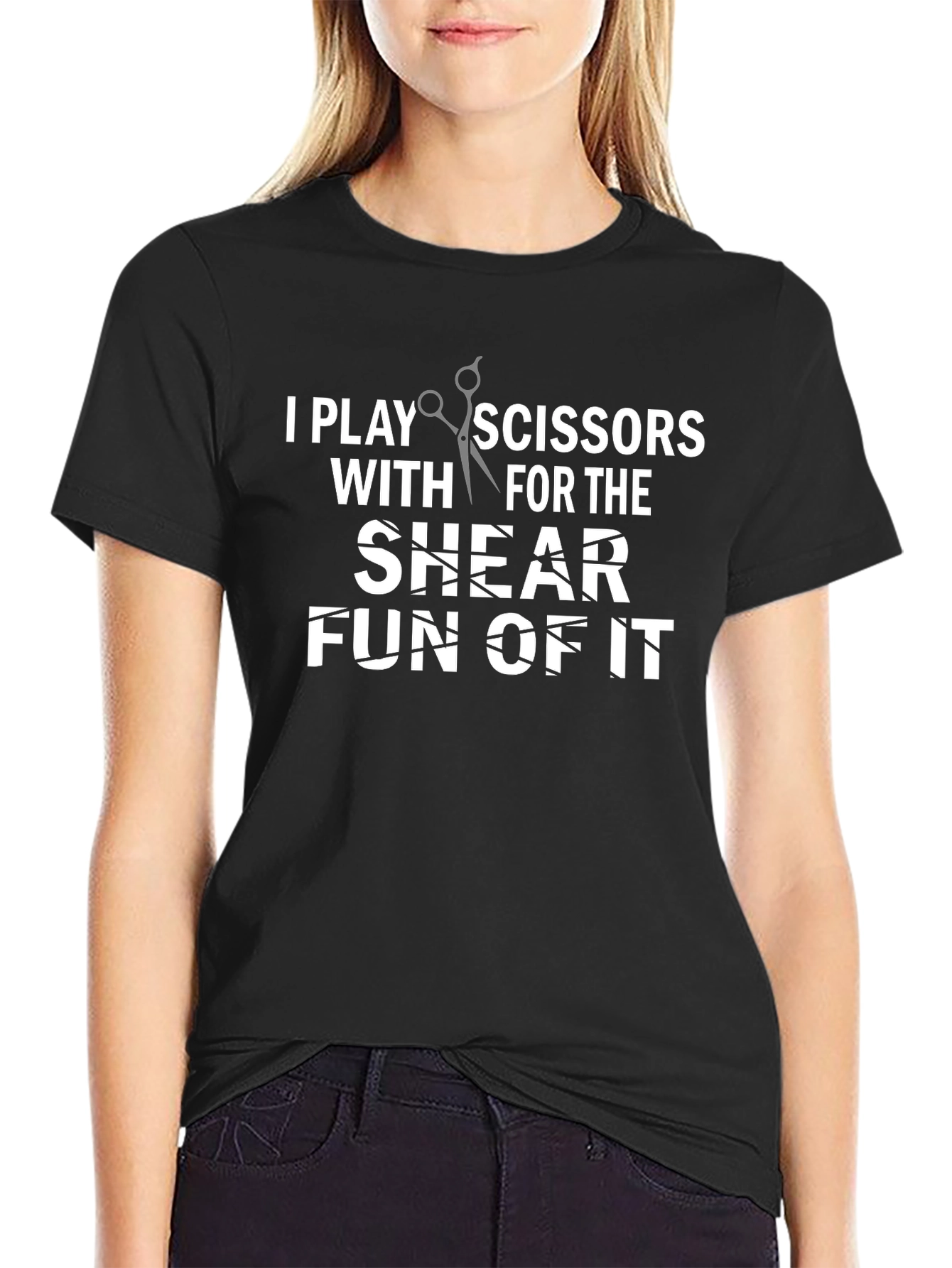 Shear Fun T-Shirt - Barber Humor Tee