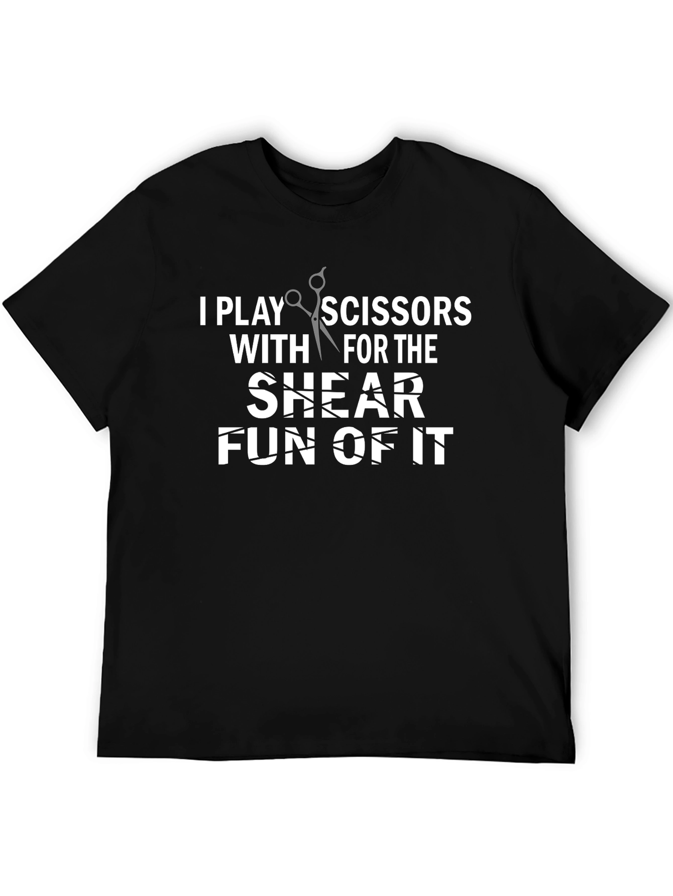 Shear Fun T-Shirt - Barber Humor Tee
