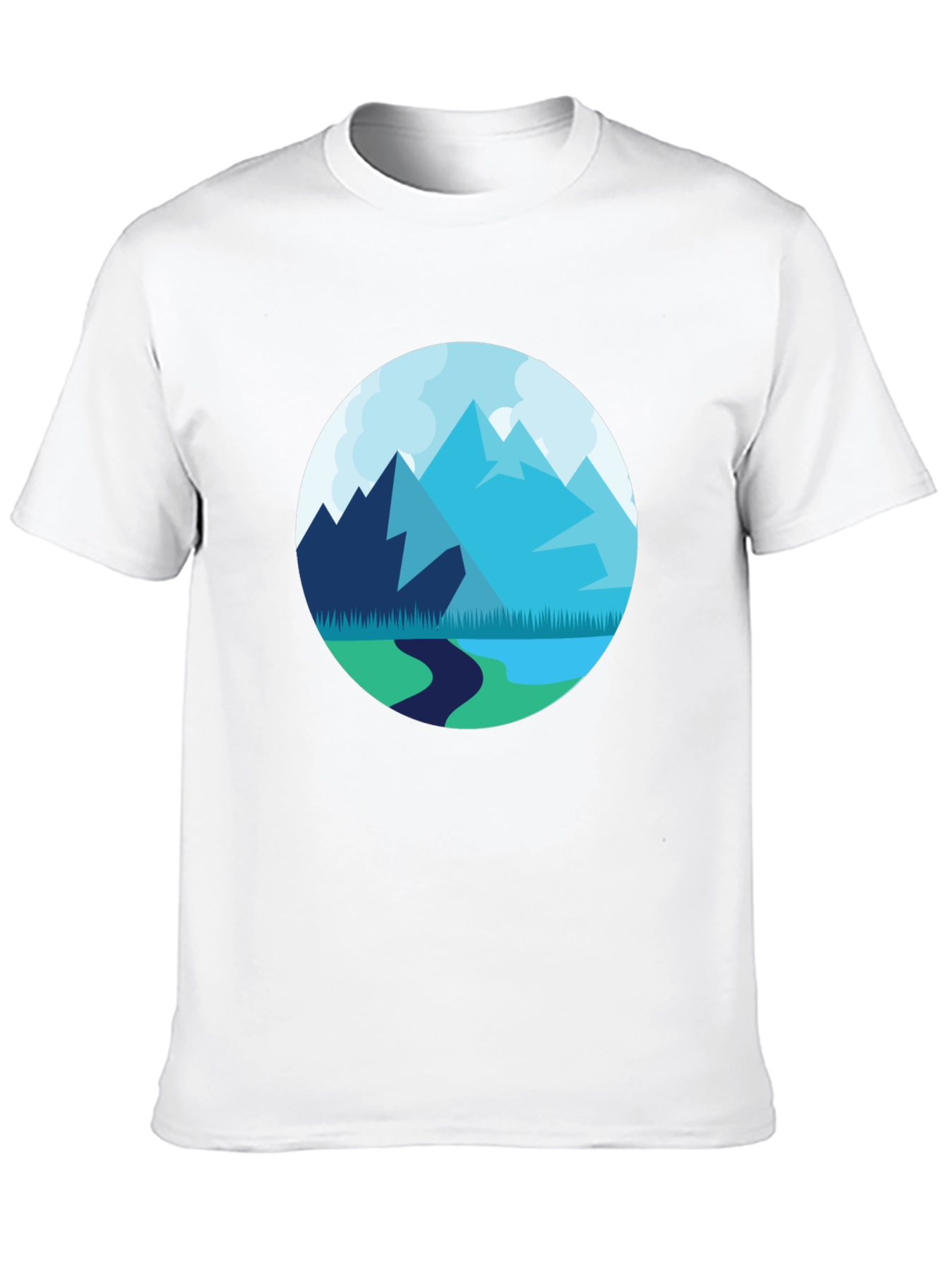 Mountain Vista T-Shirt - Round Graphic Tee