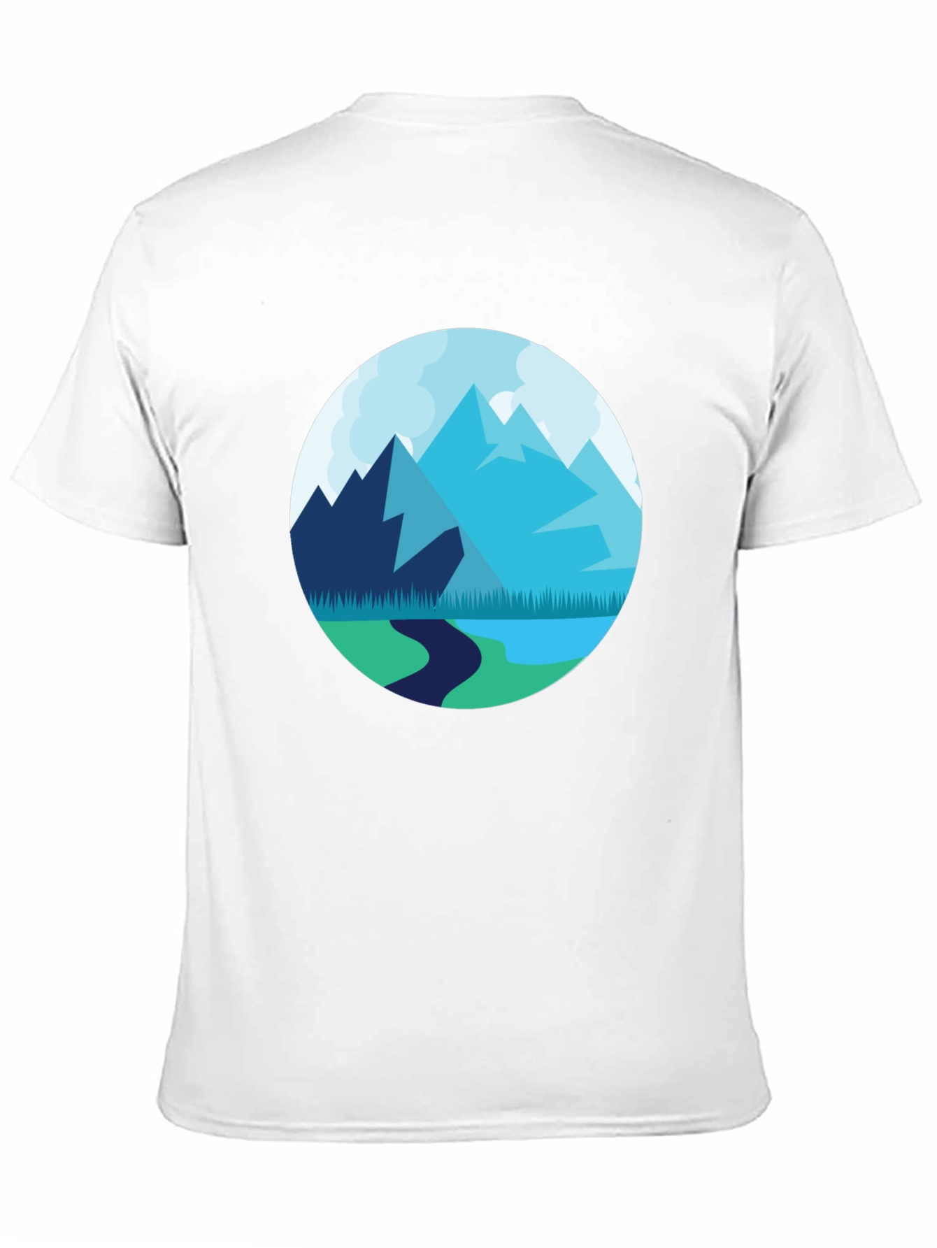 Mountain Vista T-Shirt - Round Graphic Tee