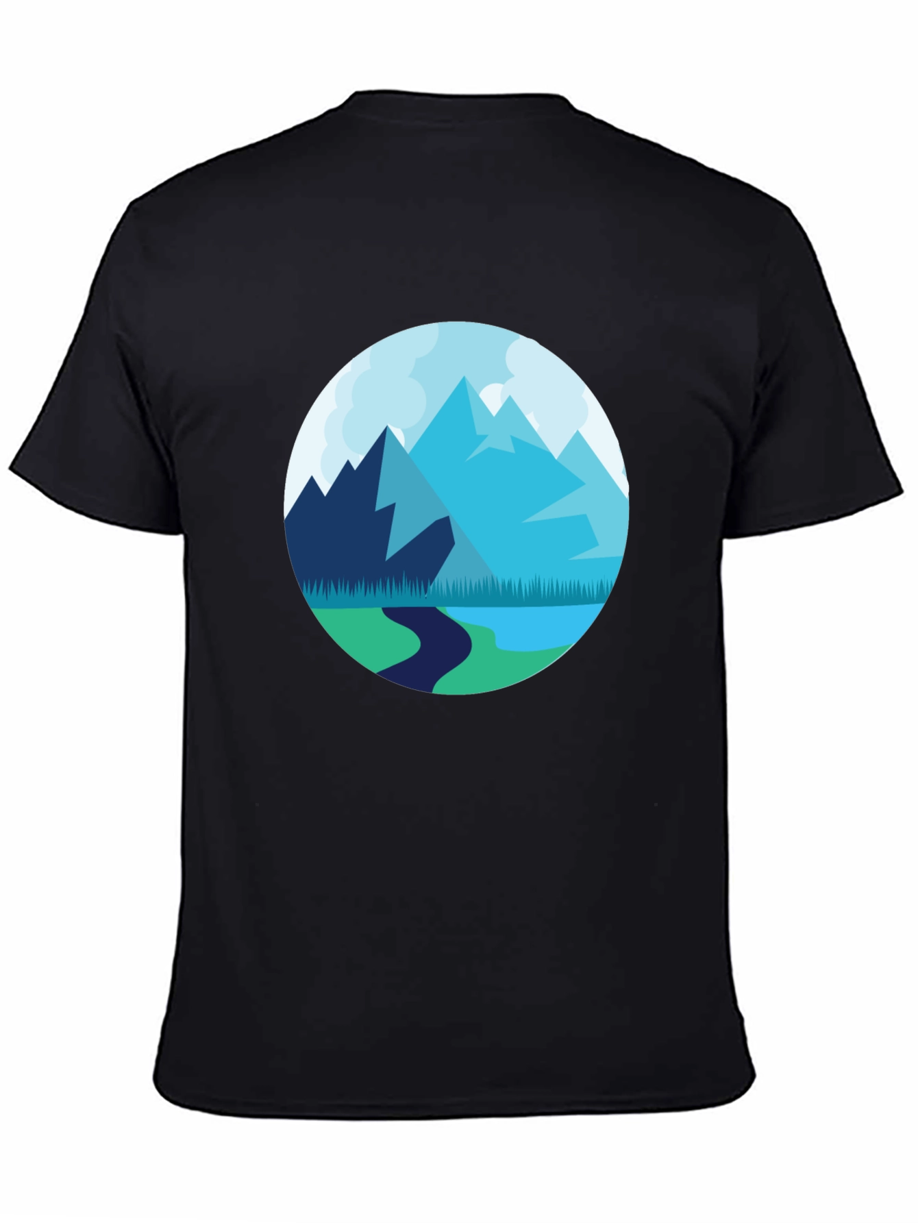 Mountain Vista T-Shirt - Round Graphic Tee