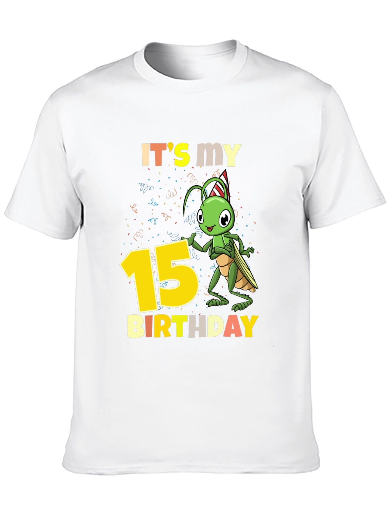 Its My 15th Birthday Grasshopper T-Shirt