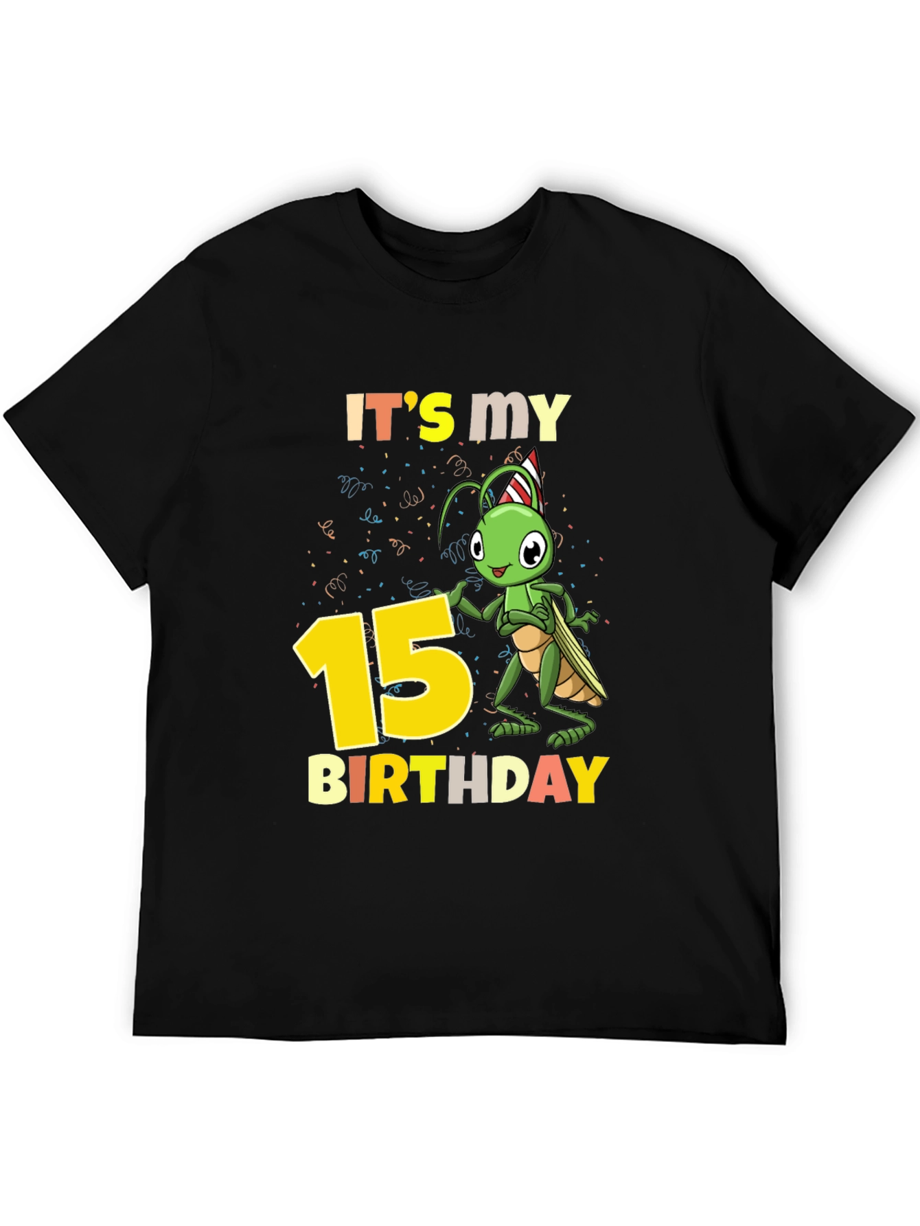 Its My 15th Birthday Grasshopper T-Shirt