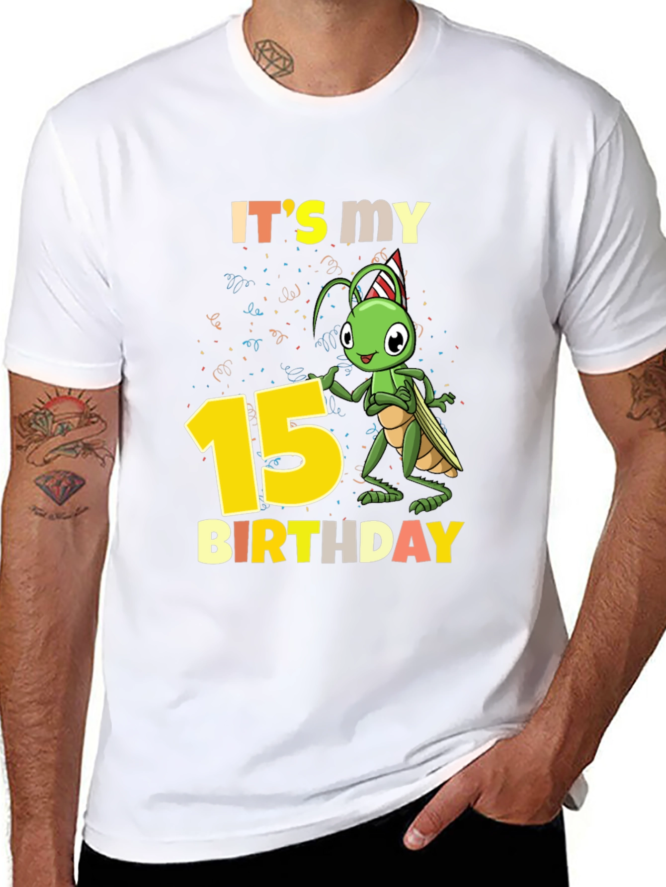Its My 15th Birthday Grasshopper T-Shirt