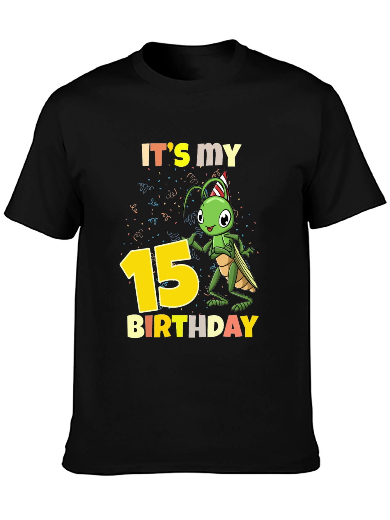 Its My 15th Birthday Grasshopper T-Shirt