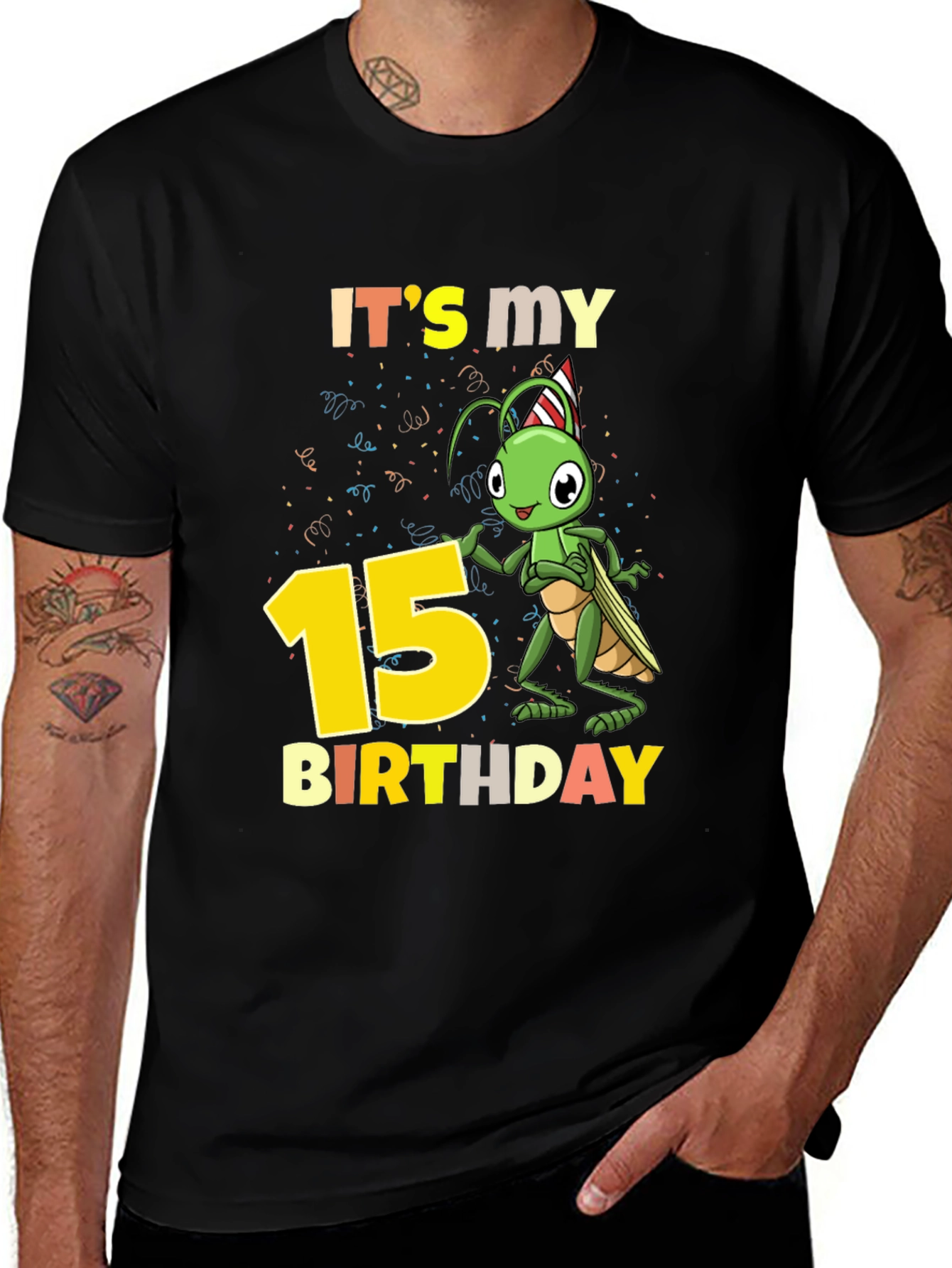 Its My 15th Birthday Grasshopper T-Shirt
