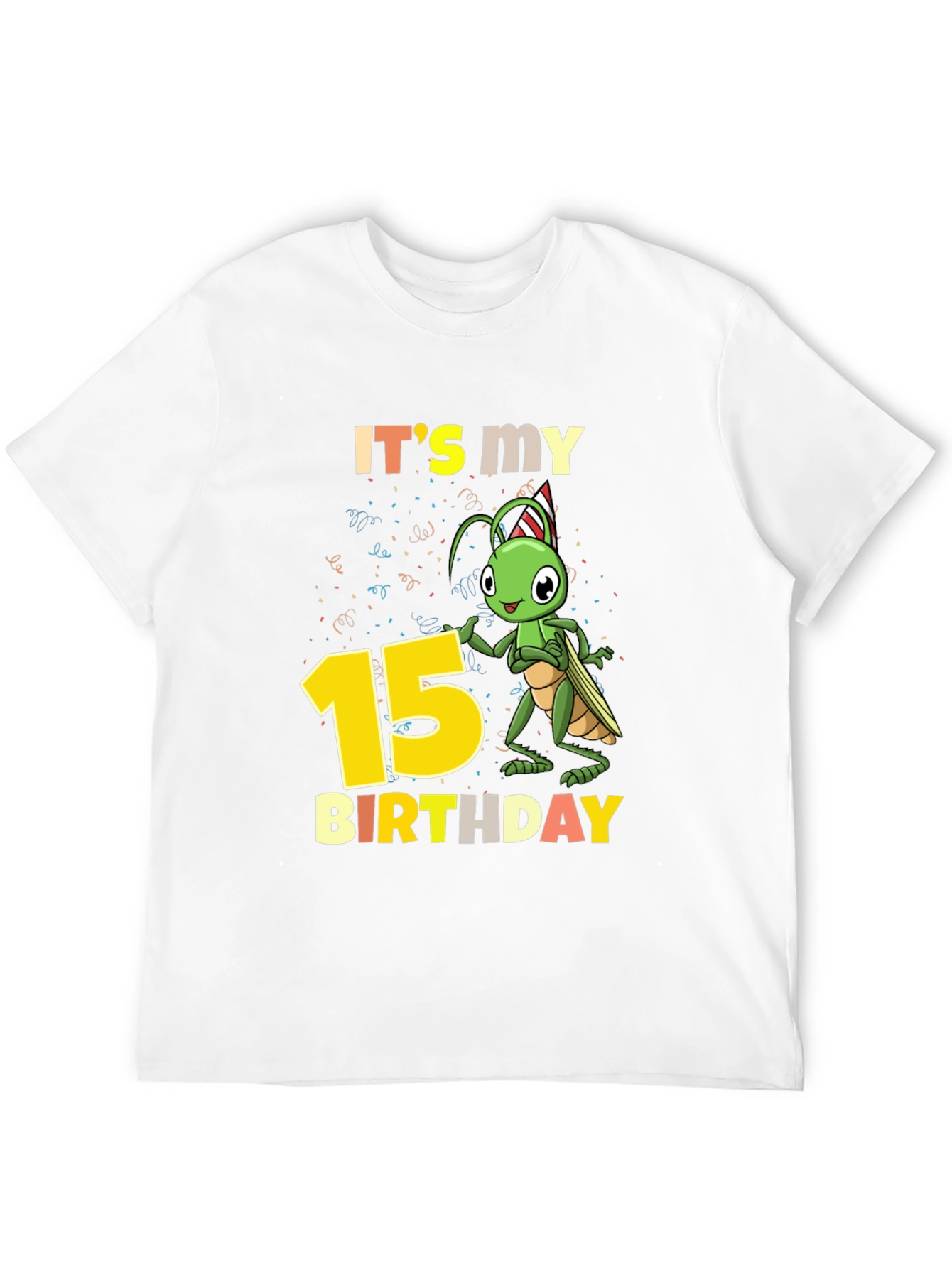 Its My 15th Birthday Grasshopper T-Shirt