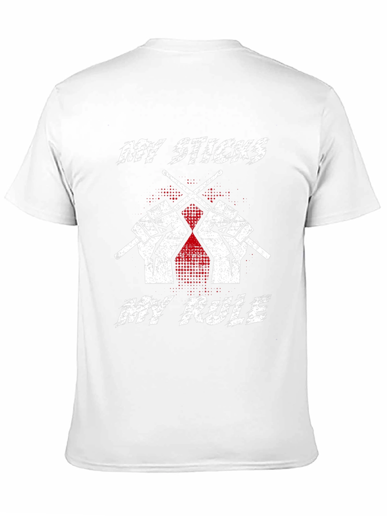 My Sticks My Rule Drummer T-Shirt - Black