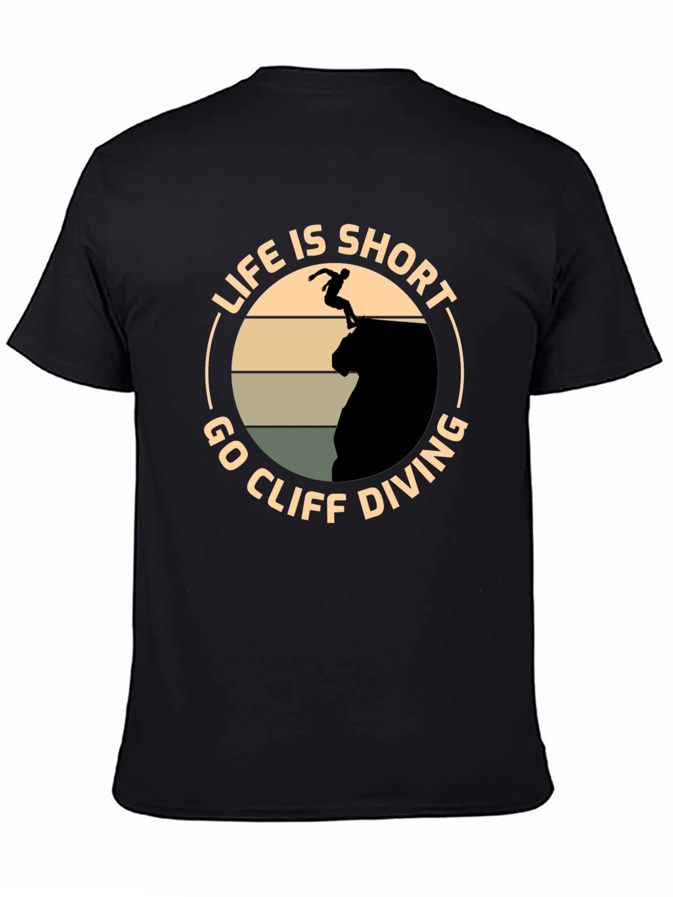Life is Short - Cliff Diving T-Shirt