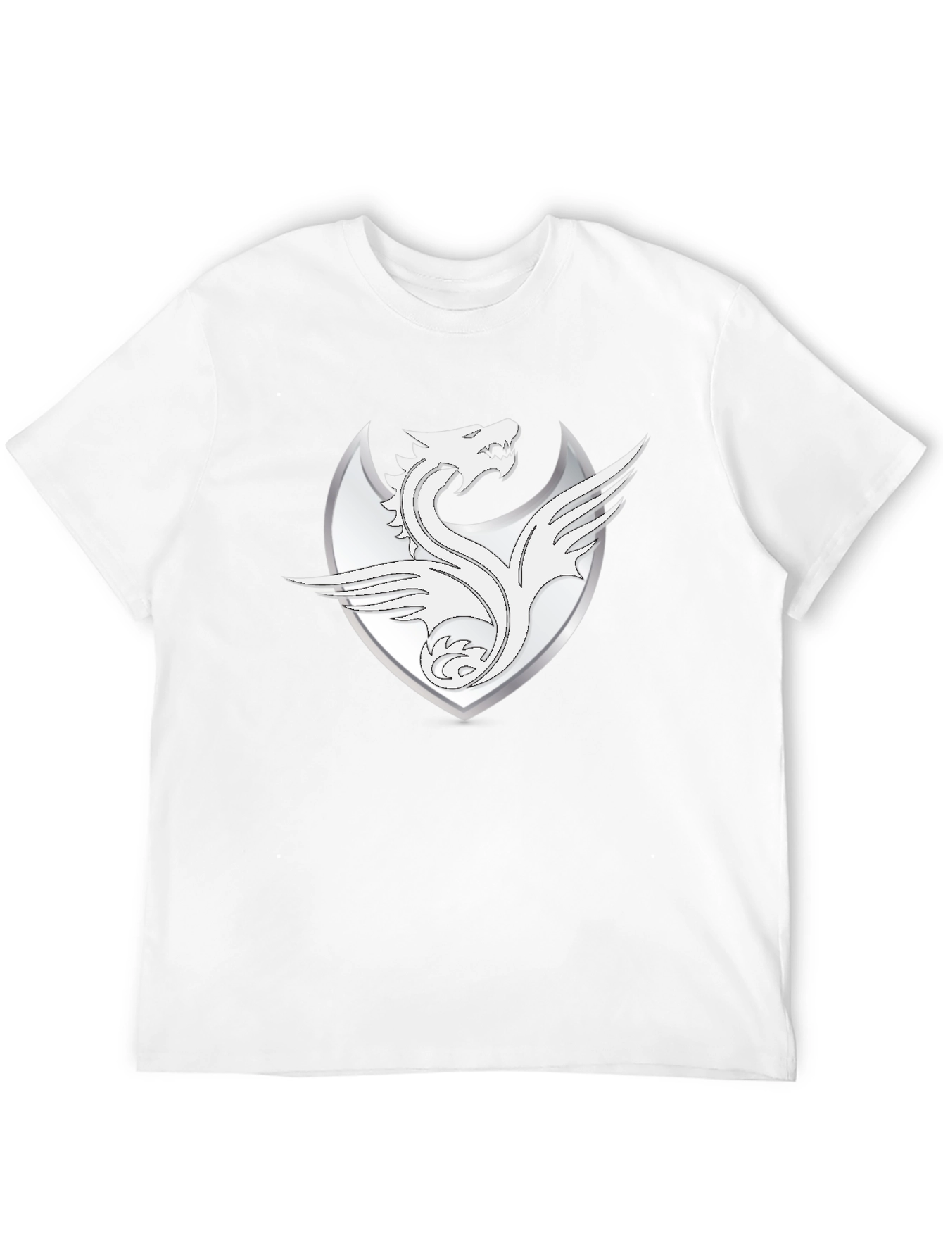 Dragon Crest Graphic T-Shirt - Black