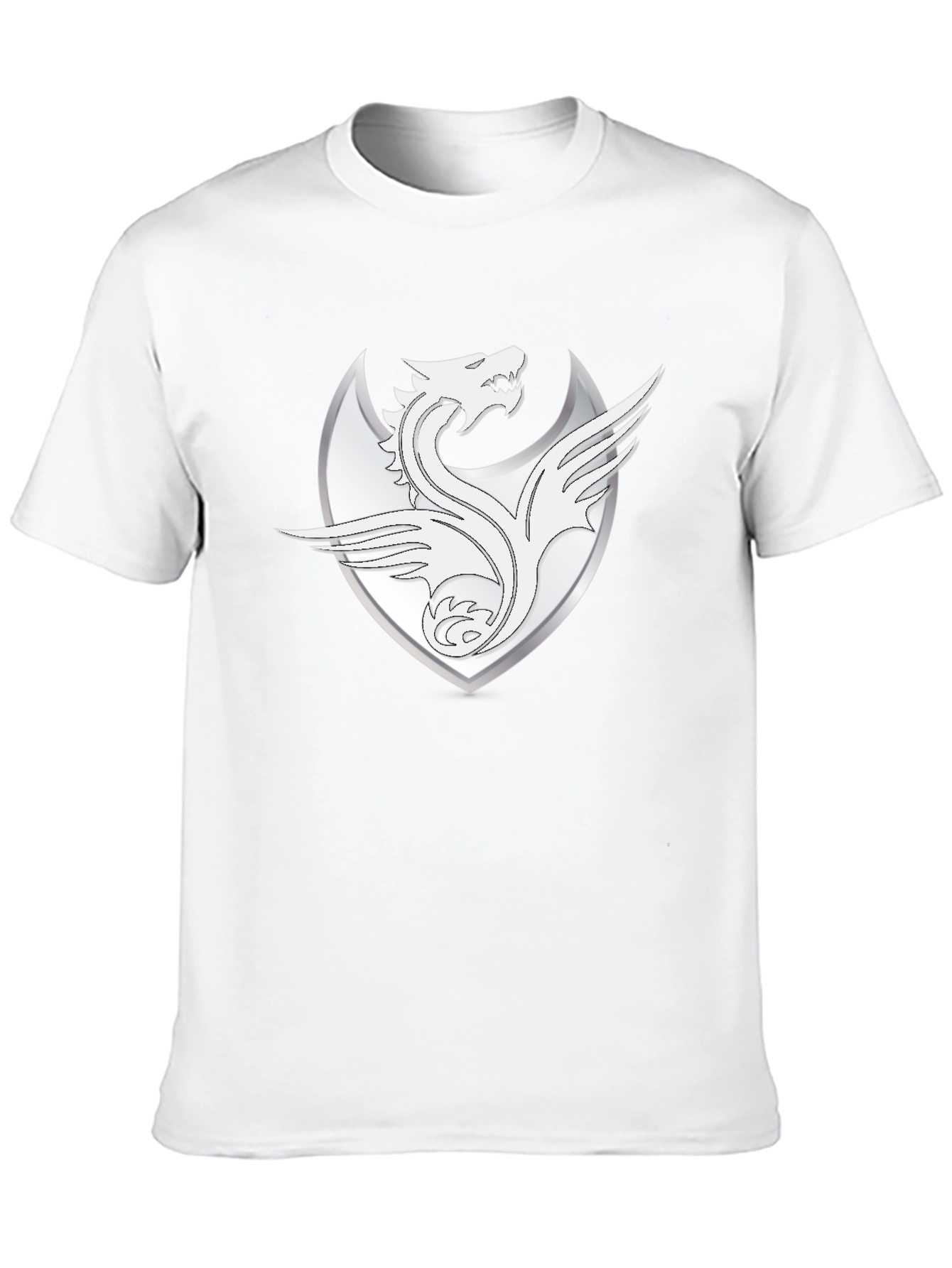 Dragon Crest Graphic T-Shirt - Black