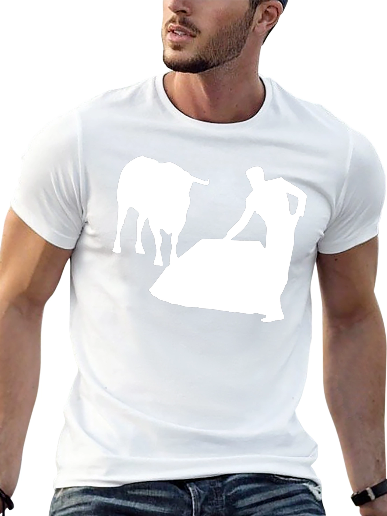 Bullfight Graphic T-Shirt - Black