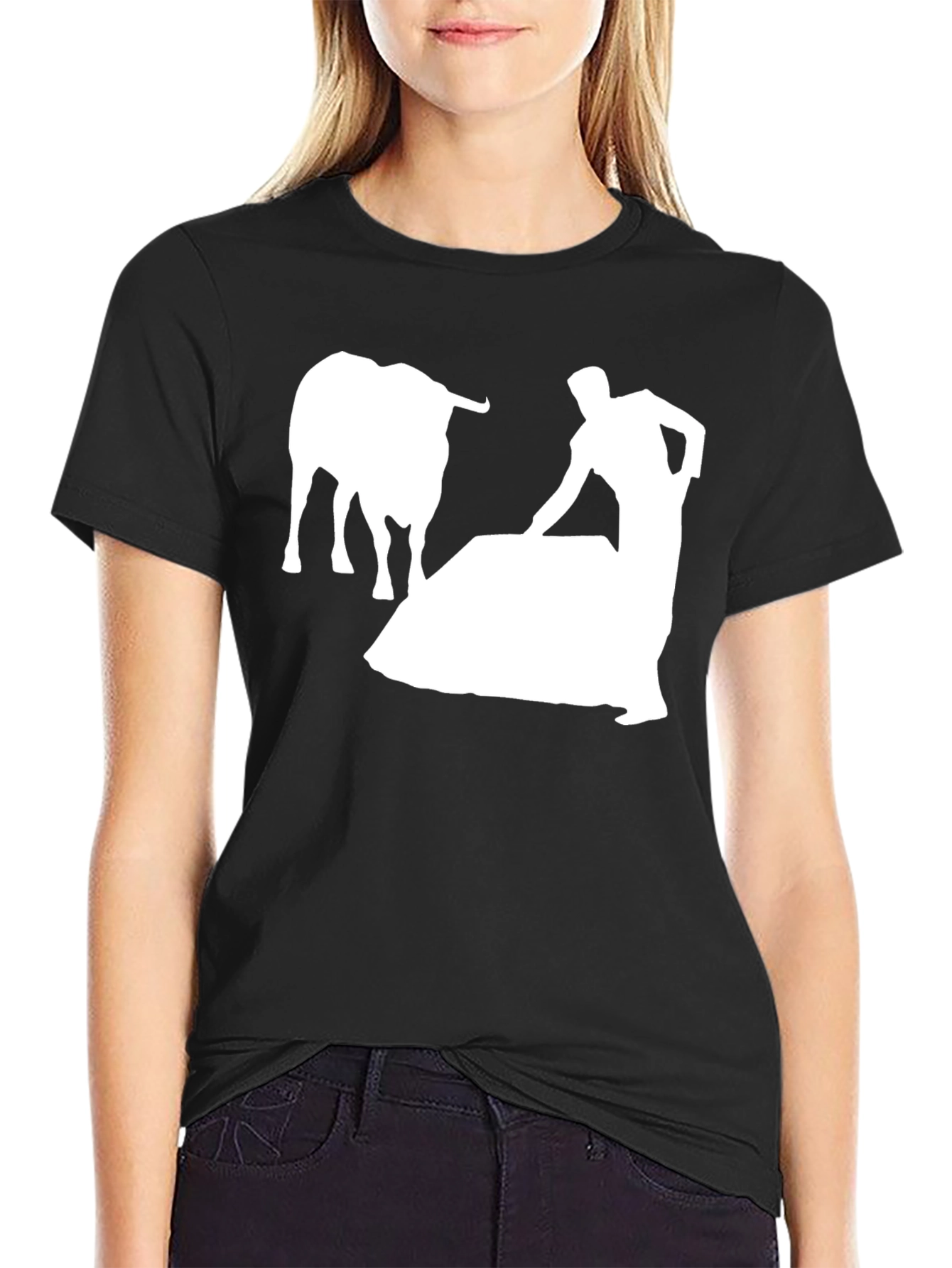 Bullfight Graphic T-Shirt - Black