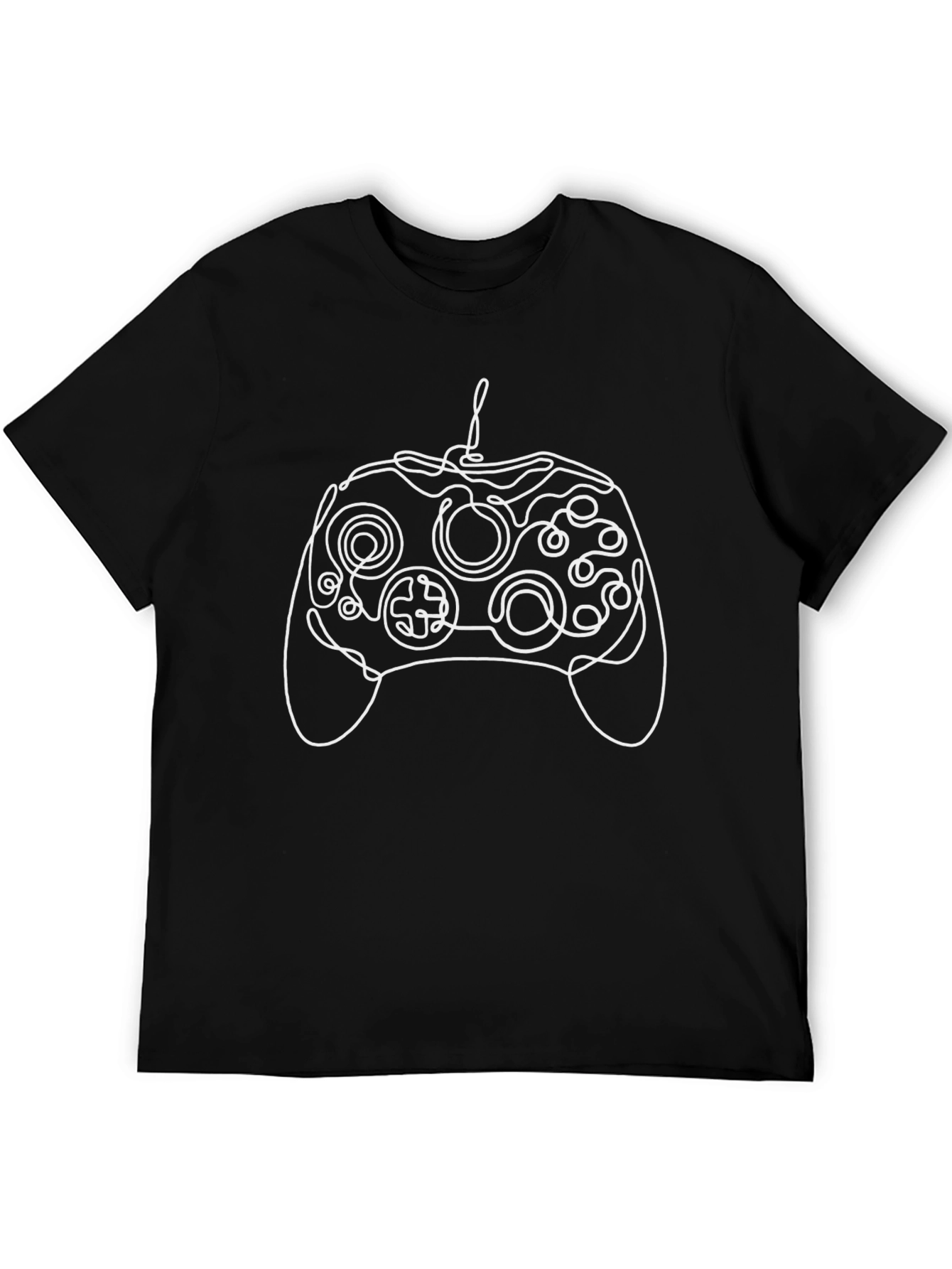 Abstract Controller Graphic T-Shirt