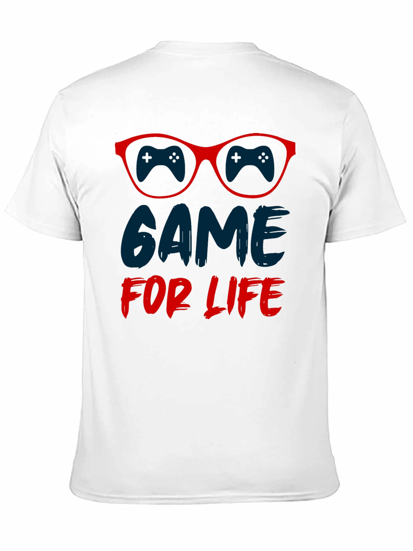 Game for Life T-Shirt - Gamer Glasses Design