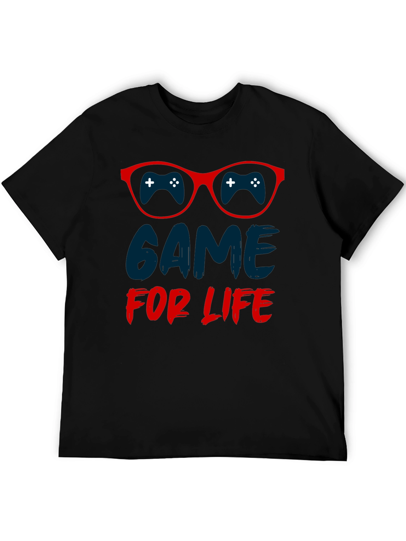 Game for Life T-Shirt - Gamer Glasses Design
