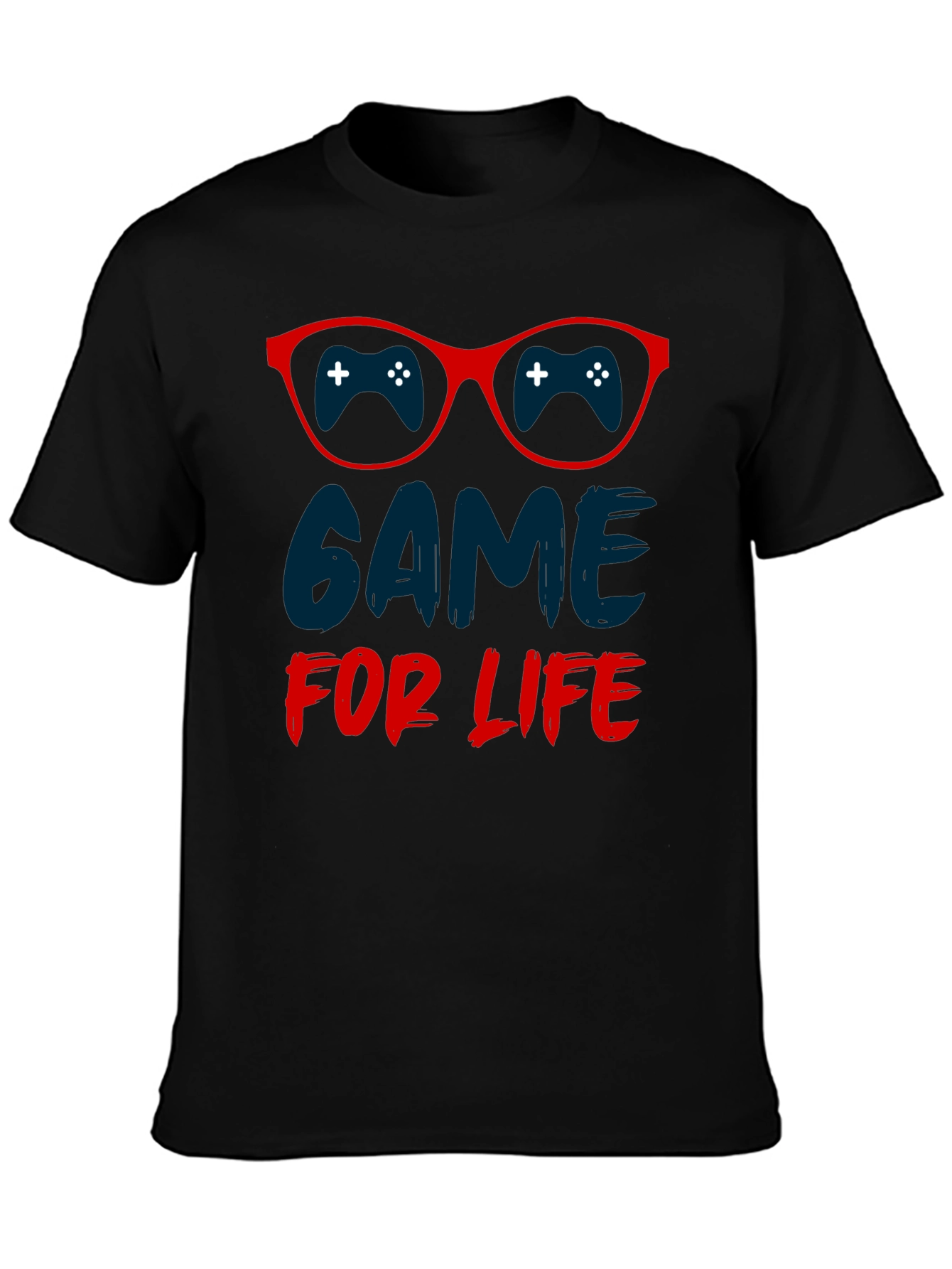 Game for Life T-Shirt - Gamer Glasses Design