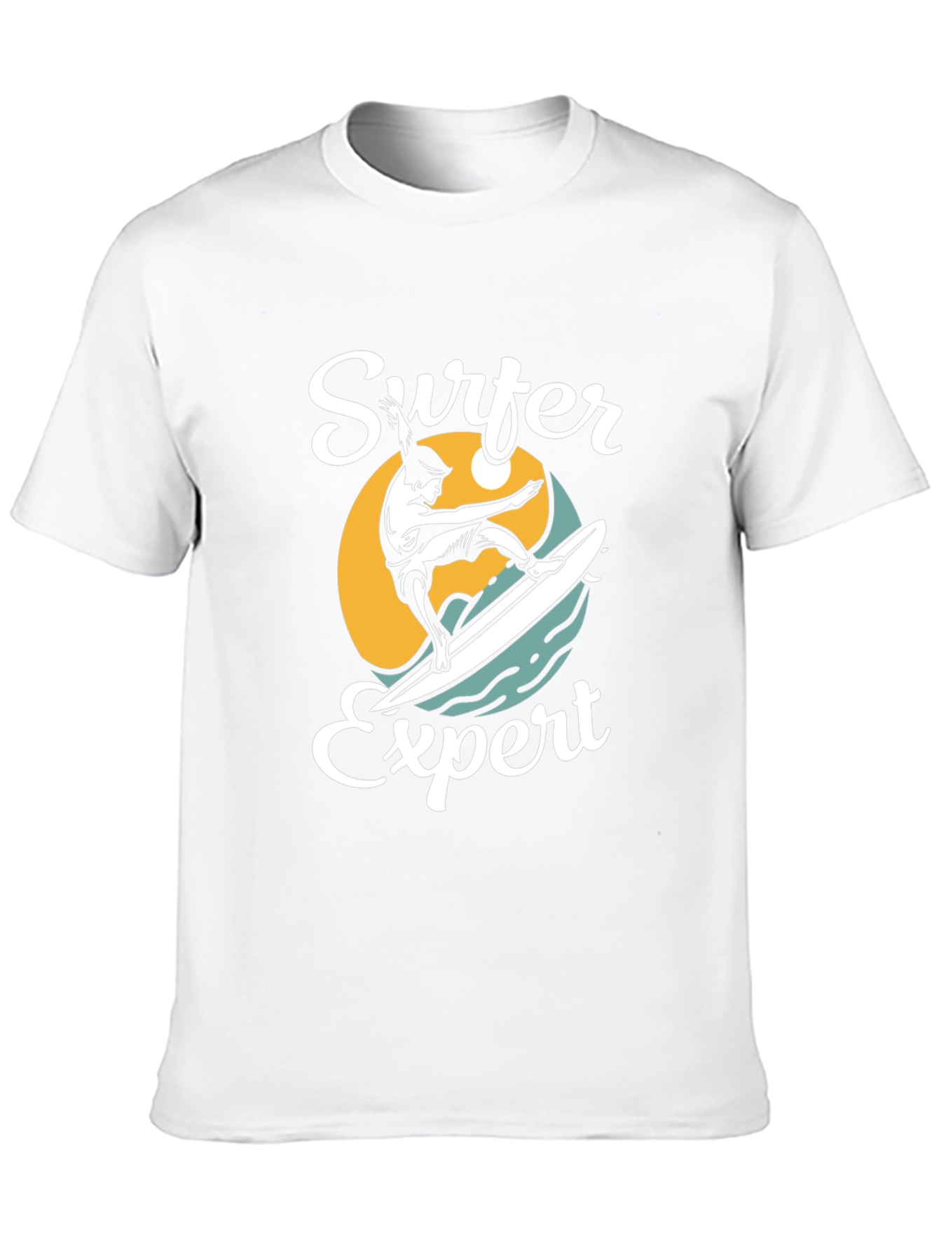 Surfer Expert Black Graphic Tee