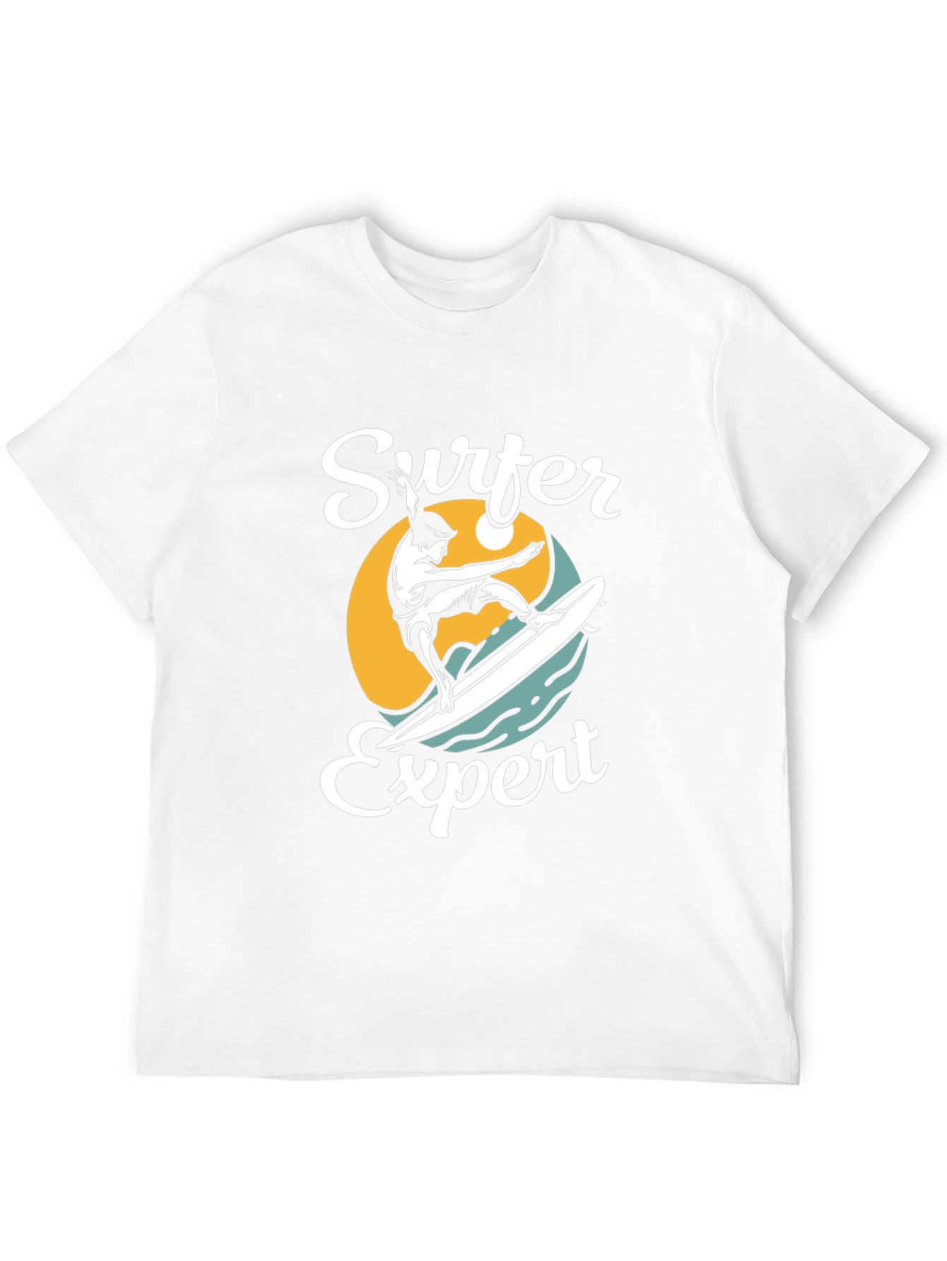 Surfer Expert Black Graphic Tee